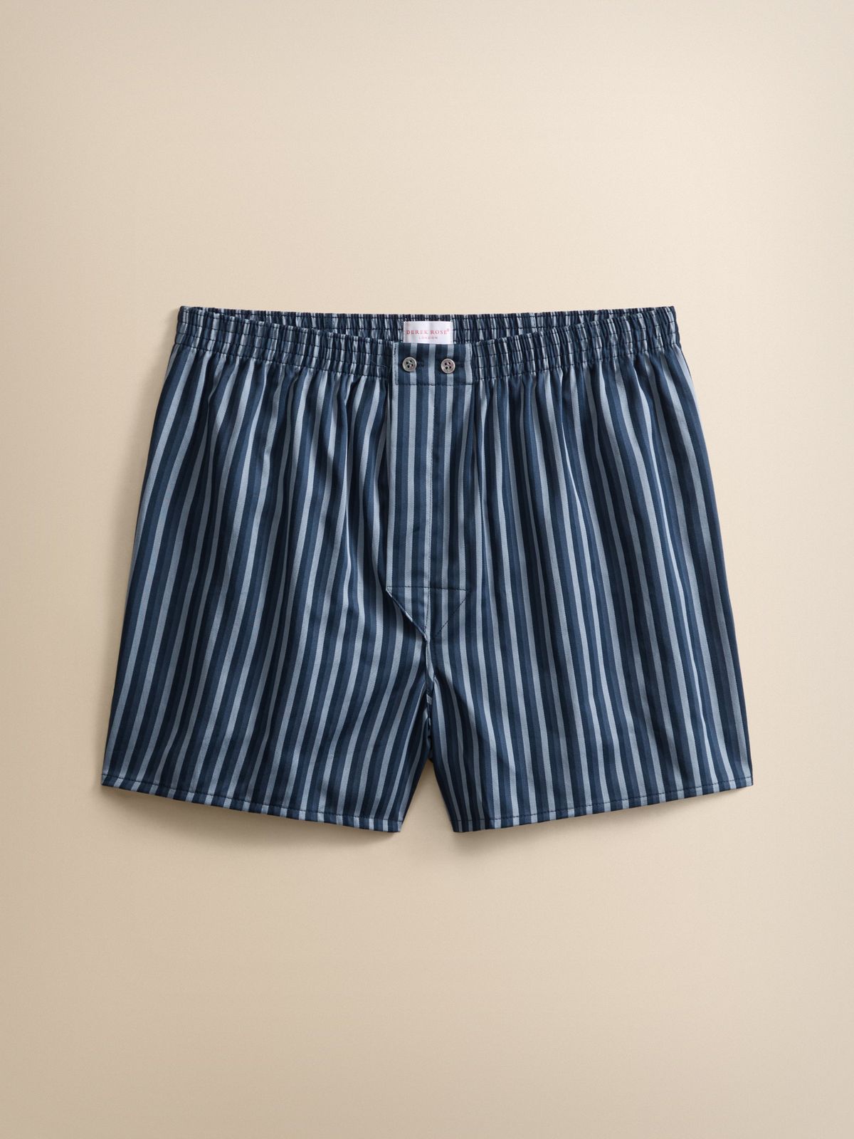 Wellington Cotton Classic Fit Boxers Blue Stripe