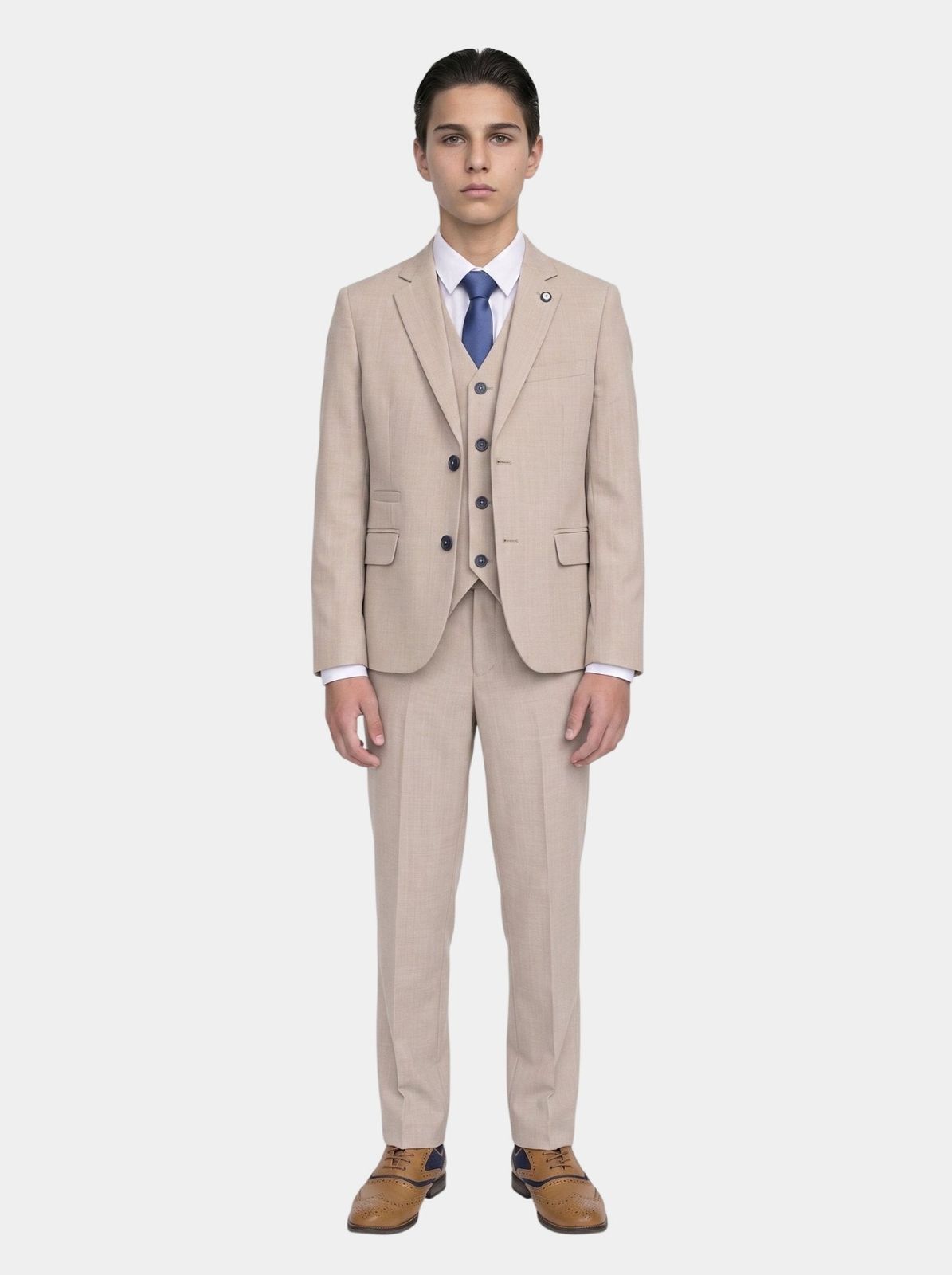 Boys Miami Beige Suit