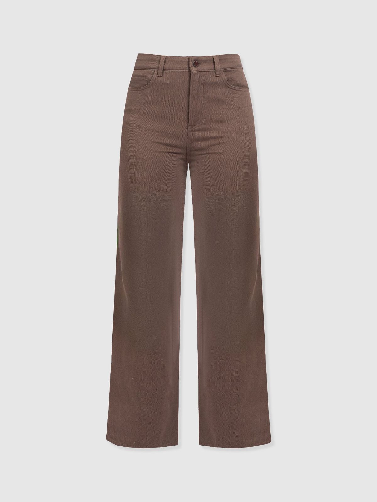 Wide Leg Jean - Brown