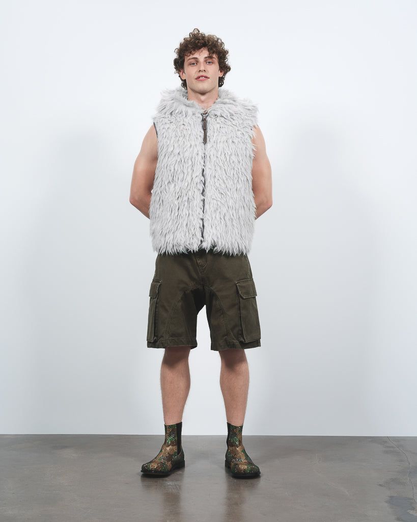 CL_FUR GILET - LIGHT GREY_JK0417PG1874