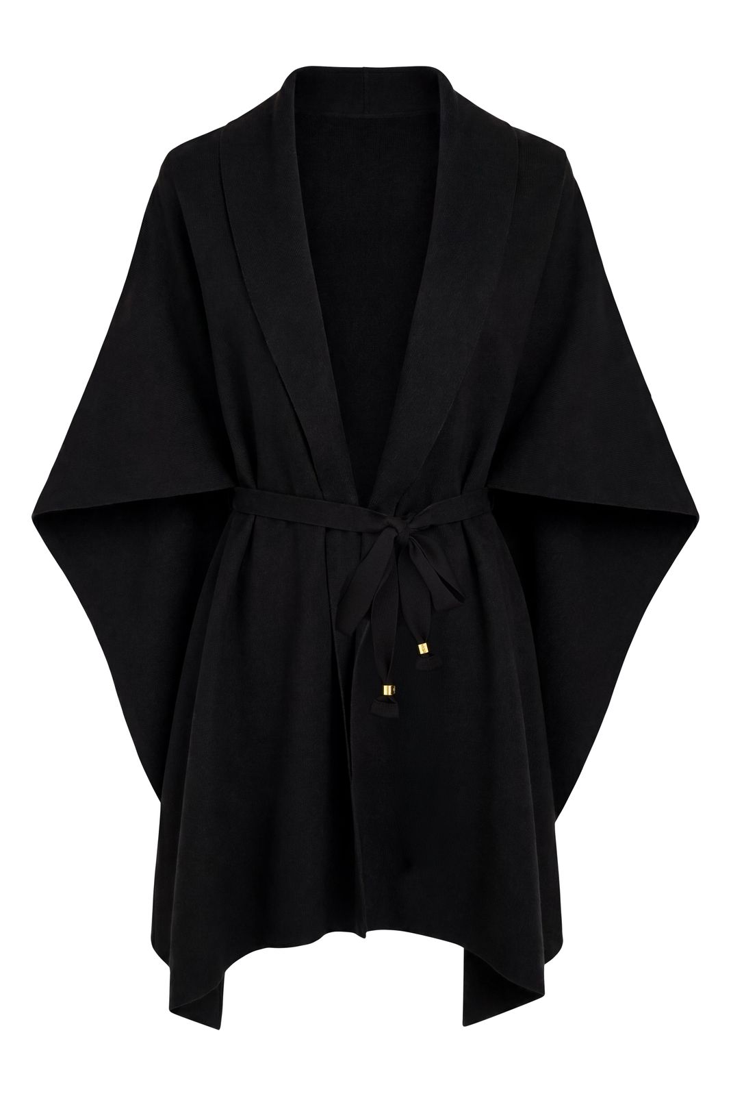 Everett Cape Cardigan (black)