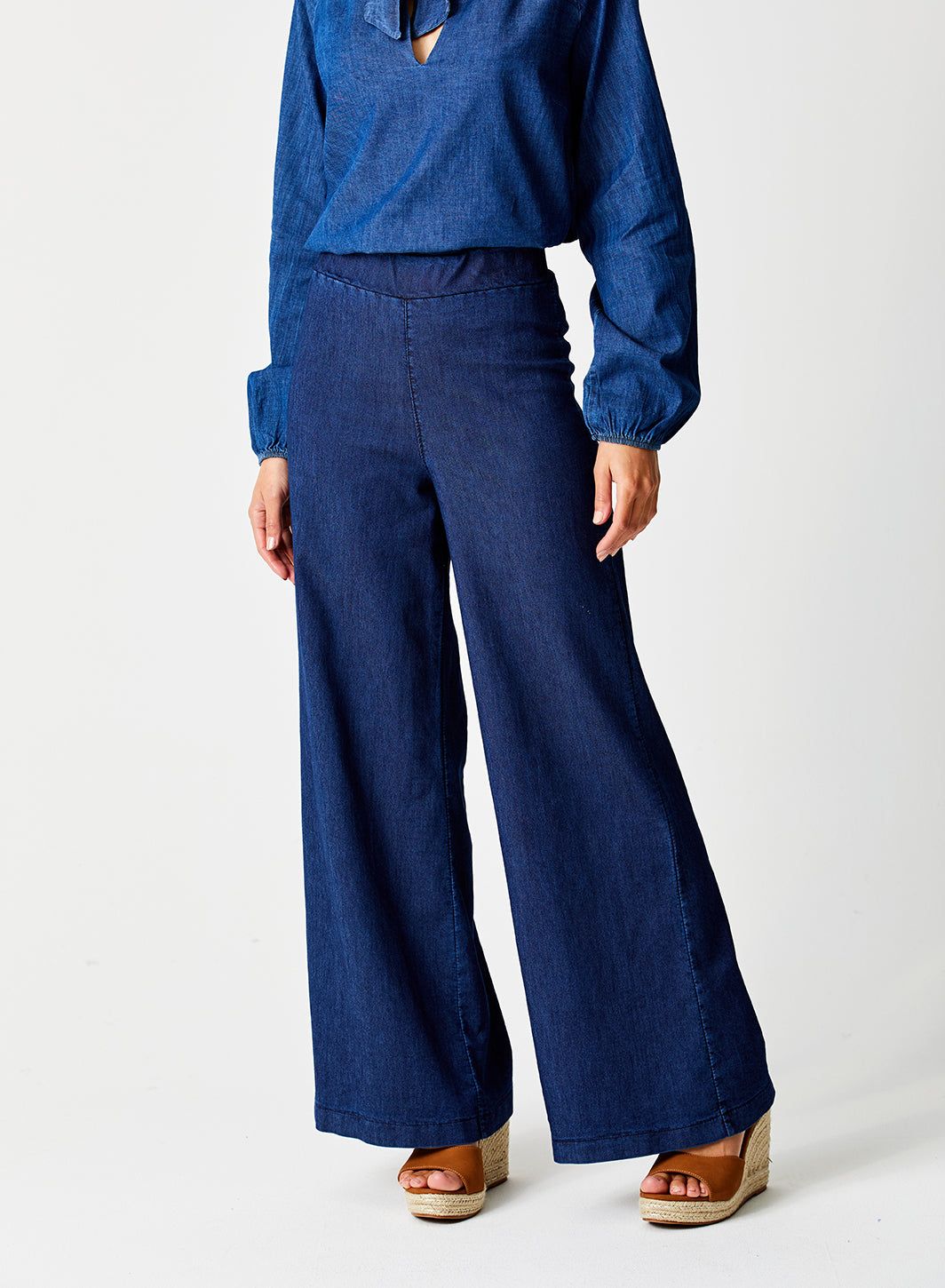 Ziggy Stretch Denim Flare Pants