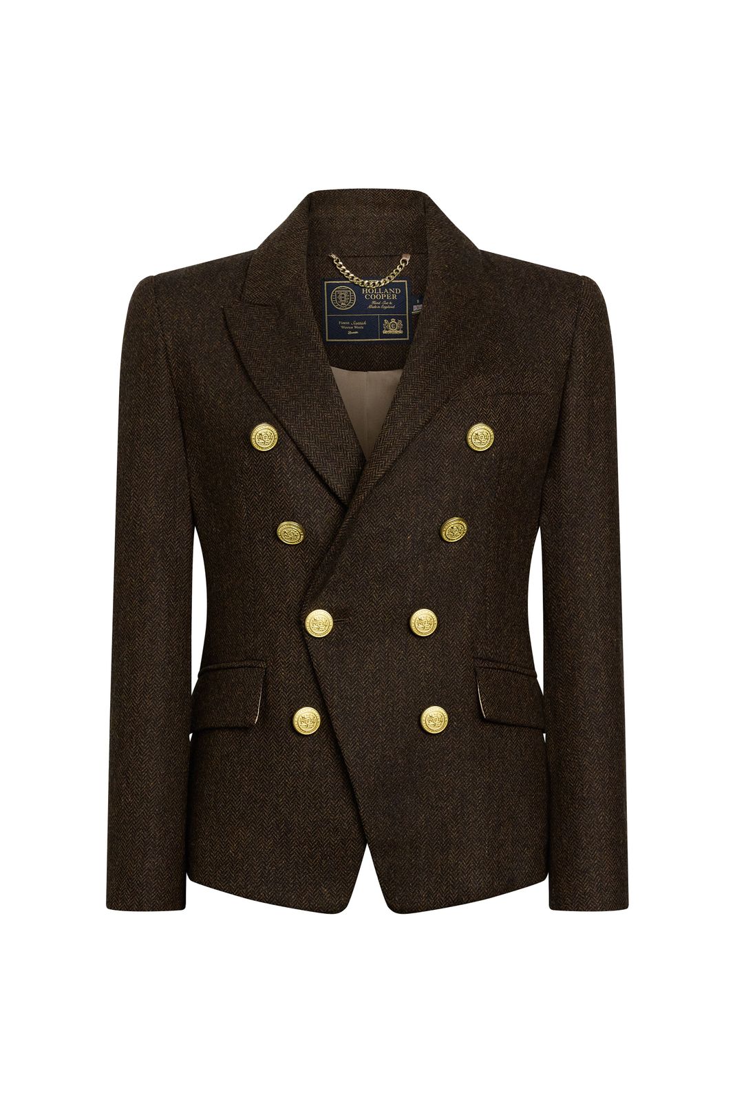 Knightsbridge Blazer (chocolate Herringbone)