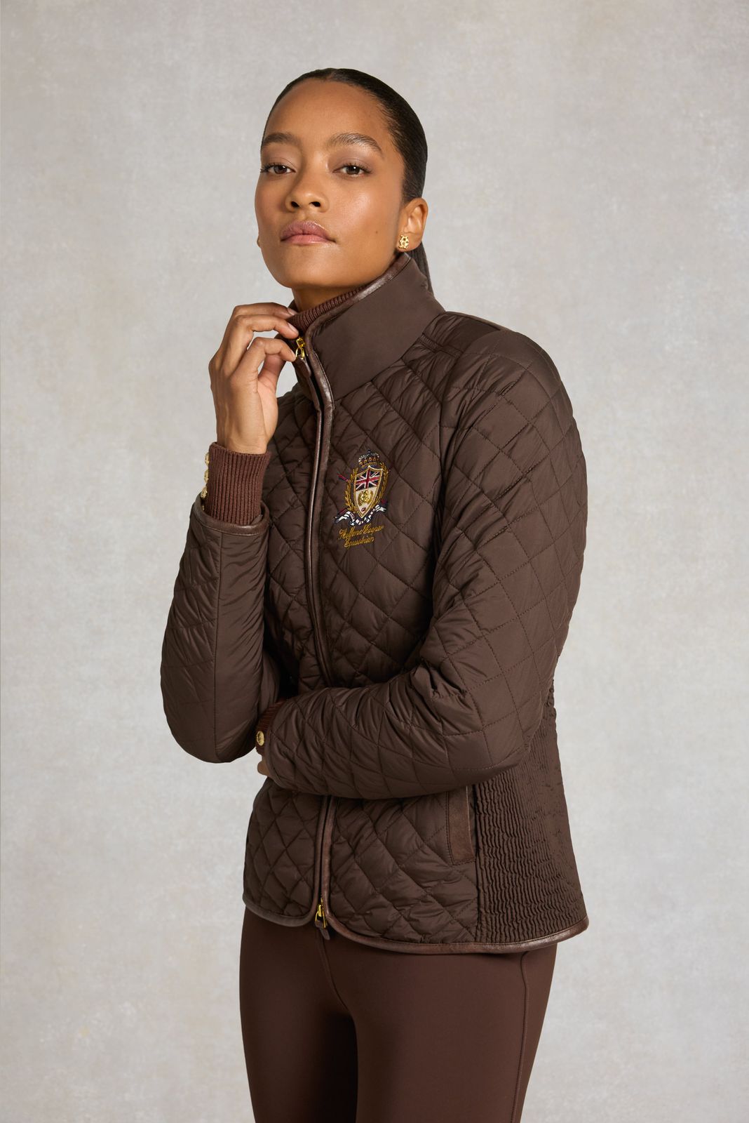 Boughton Diamond Quilt Jacket (Walnut)