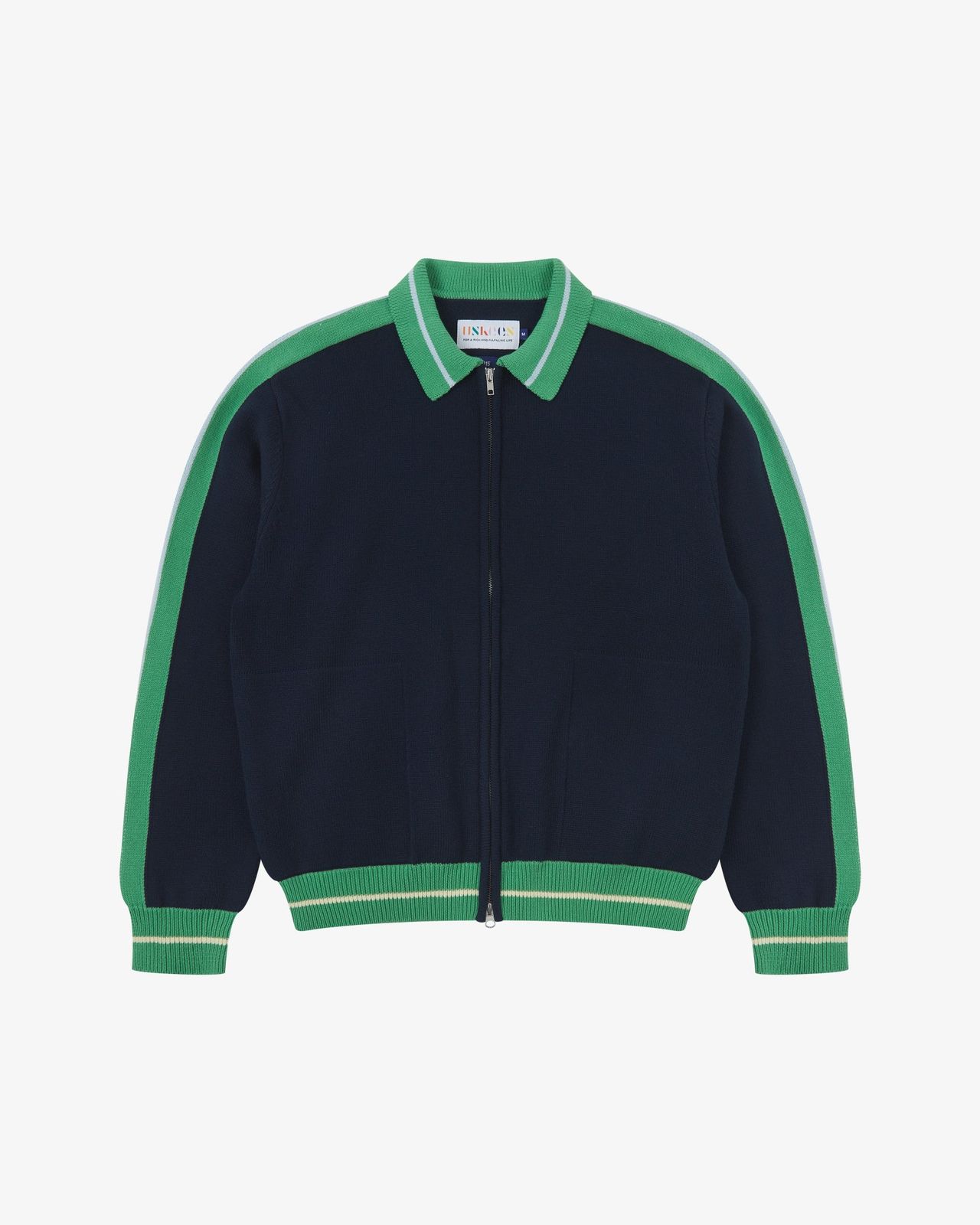 7015 Racquet Club track top - blueberry