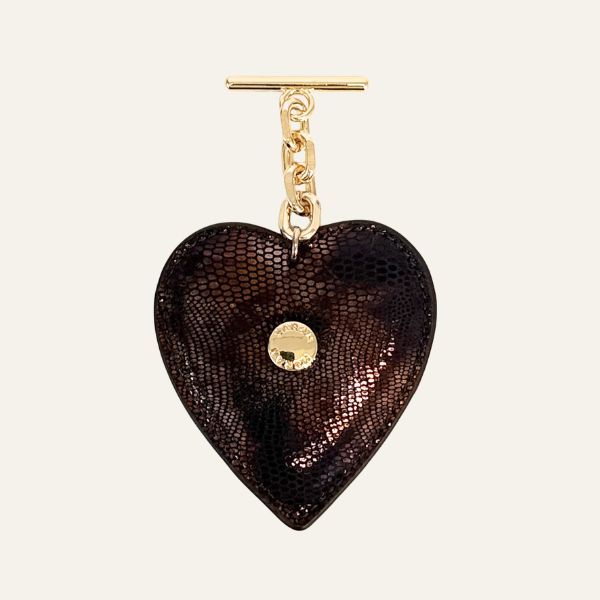 Heart Tassel | Golden Mirage  with Gold hardware