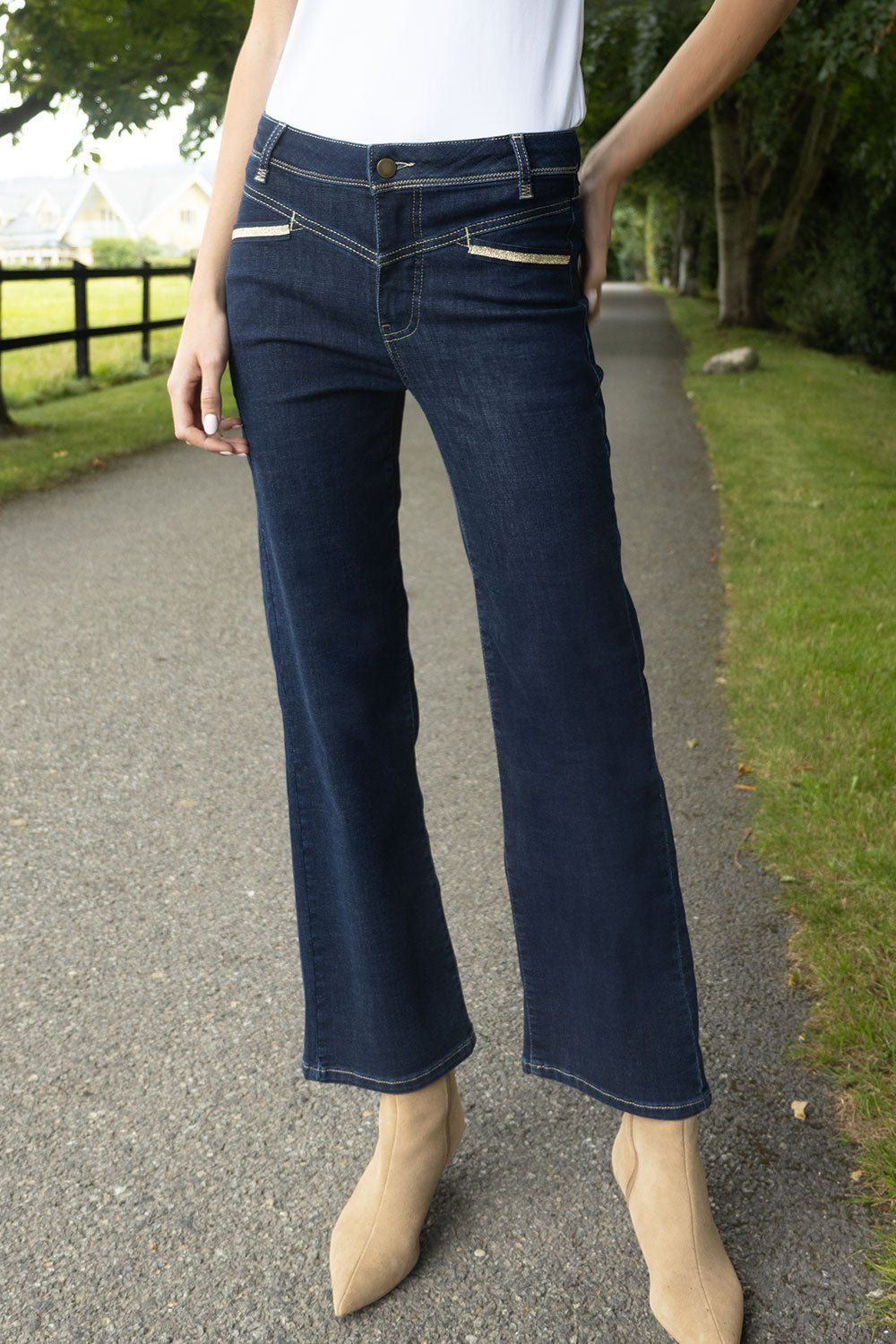 Allegra Slightly Wide Leg Jean – 29” Leg