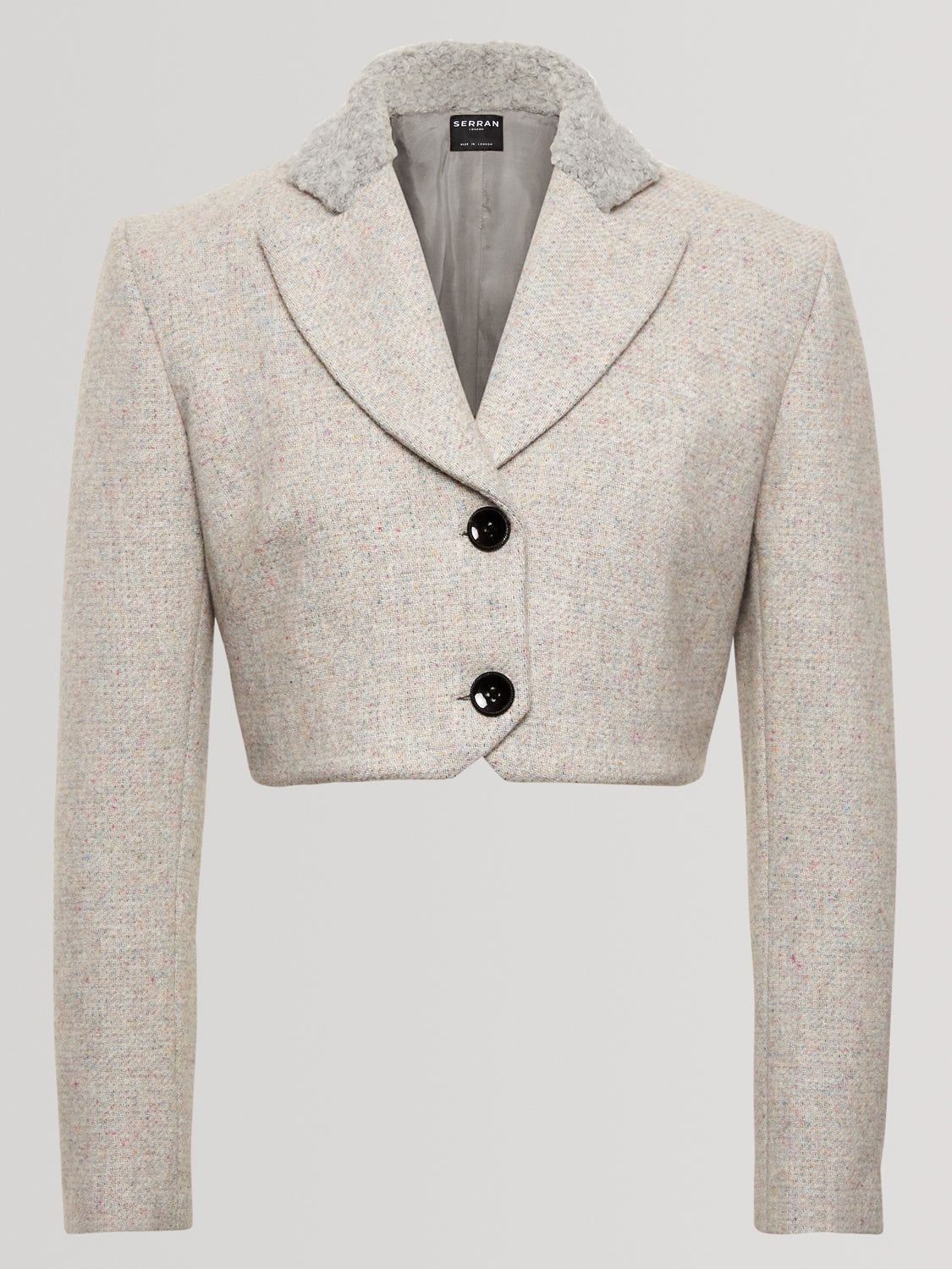 Cropped Jacket - Grey