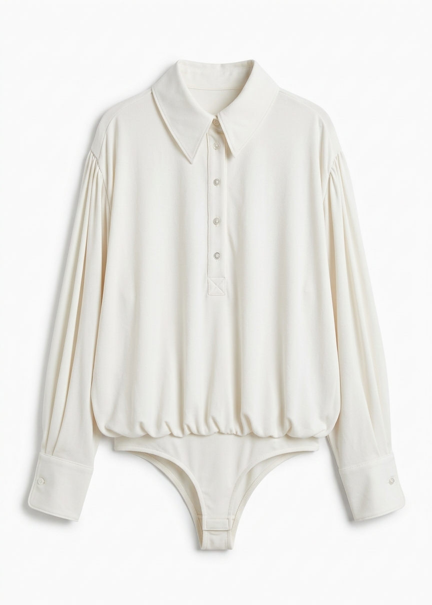 Coperni Draped Boxy Body - White