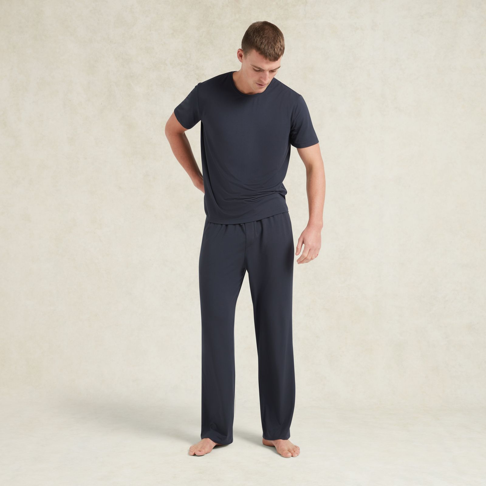 Mid-weight TENCEL™ Modal Lounge Tee - Midnight Navy