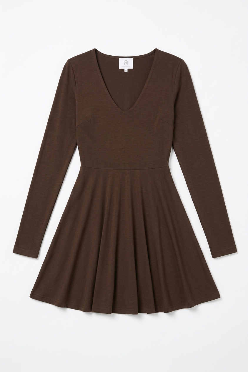 Maya Reversible Neckline Mini Dress
