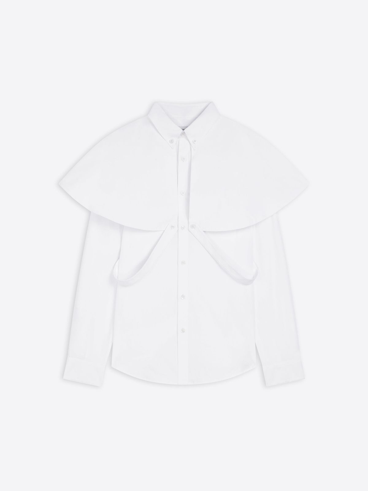 Cotton shirt with tie