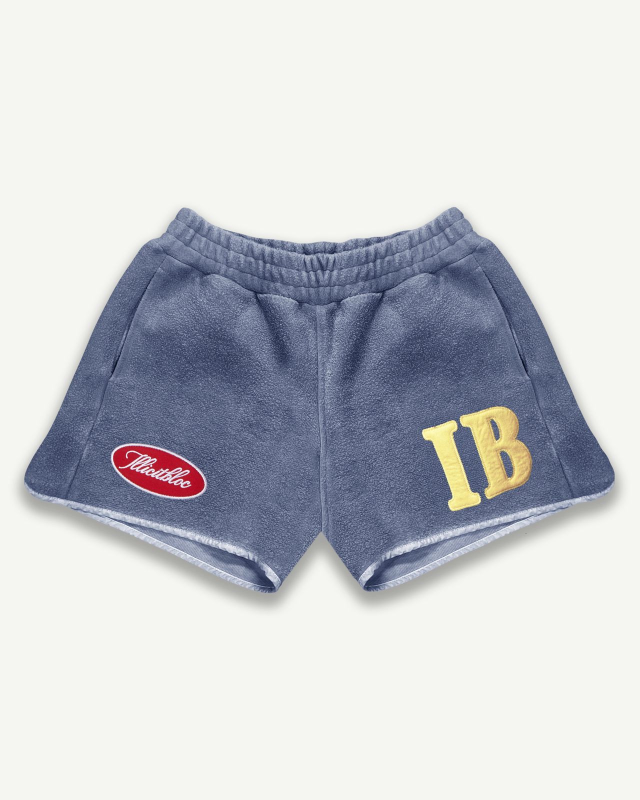 SPELLOUT TEDDYKNIT™ SPORTS SHORTS - WASHED NAVY