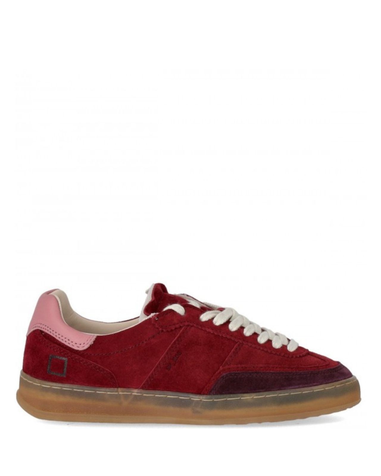 W Sporty Colored Bordeaux Suede