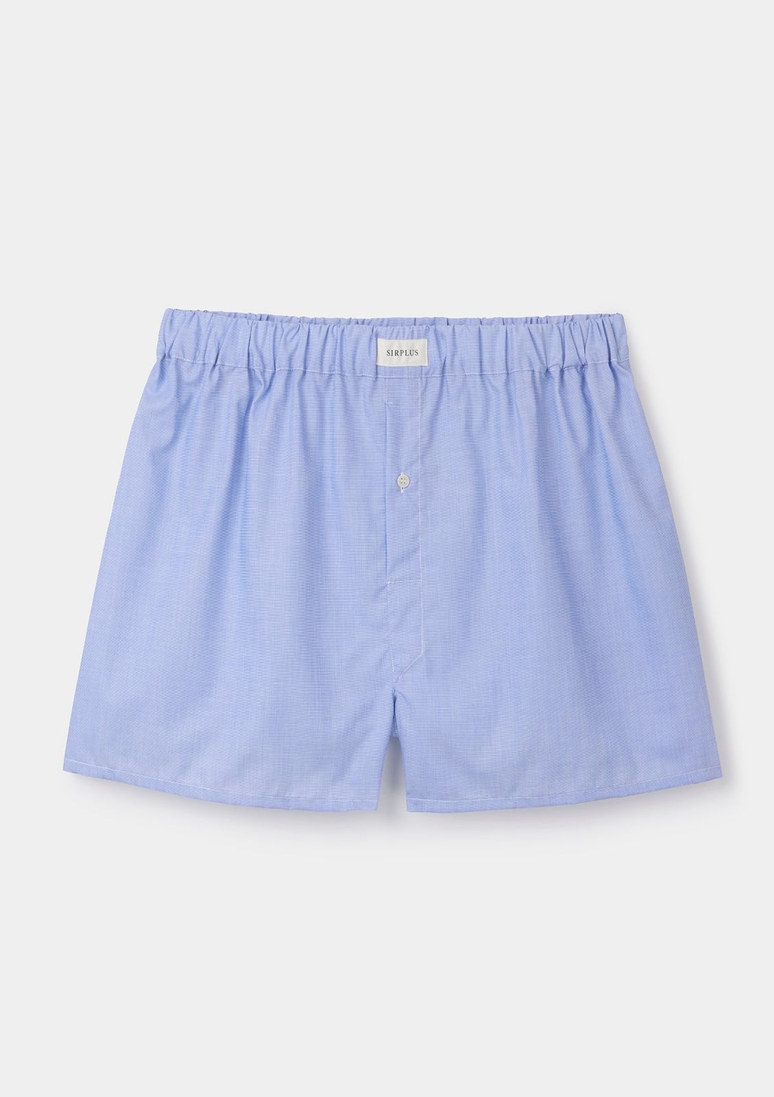 Blue Chambray Cotton Boxer Shorts