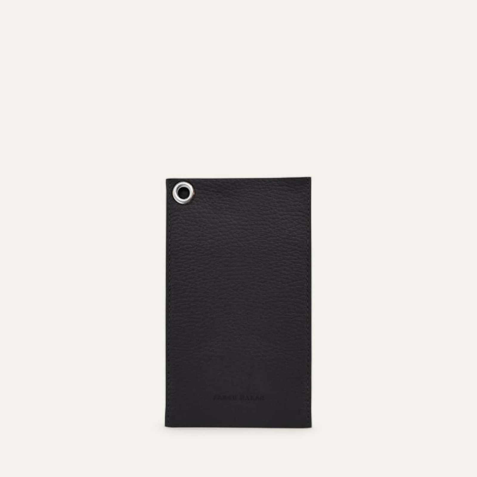Primrose Pouch | Black with Silver hardware