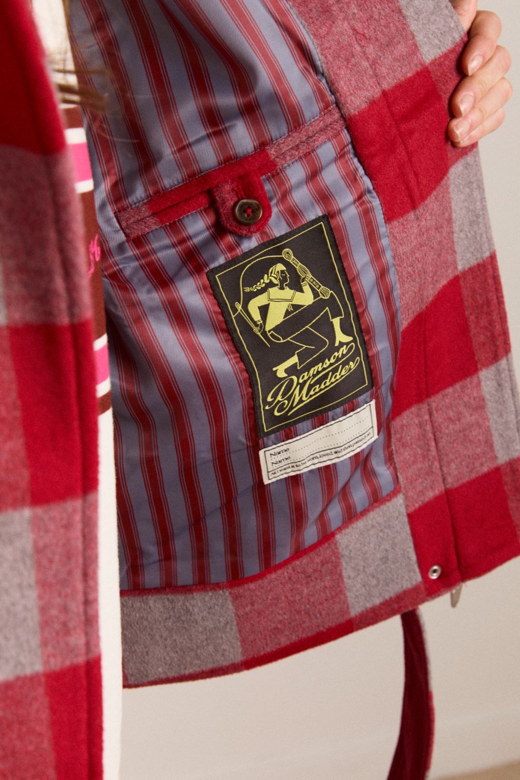 Polly Wool Bomber - Red