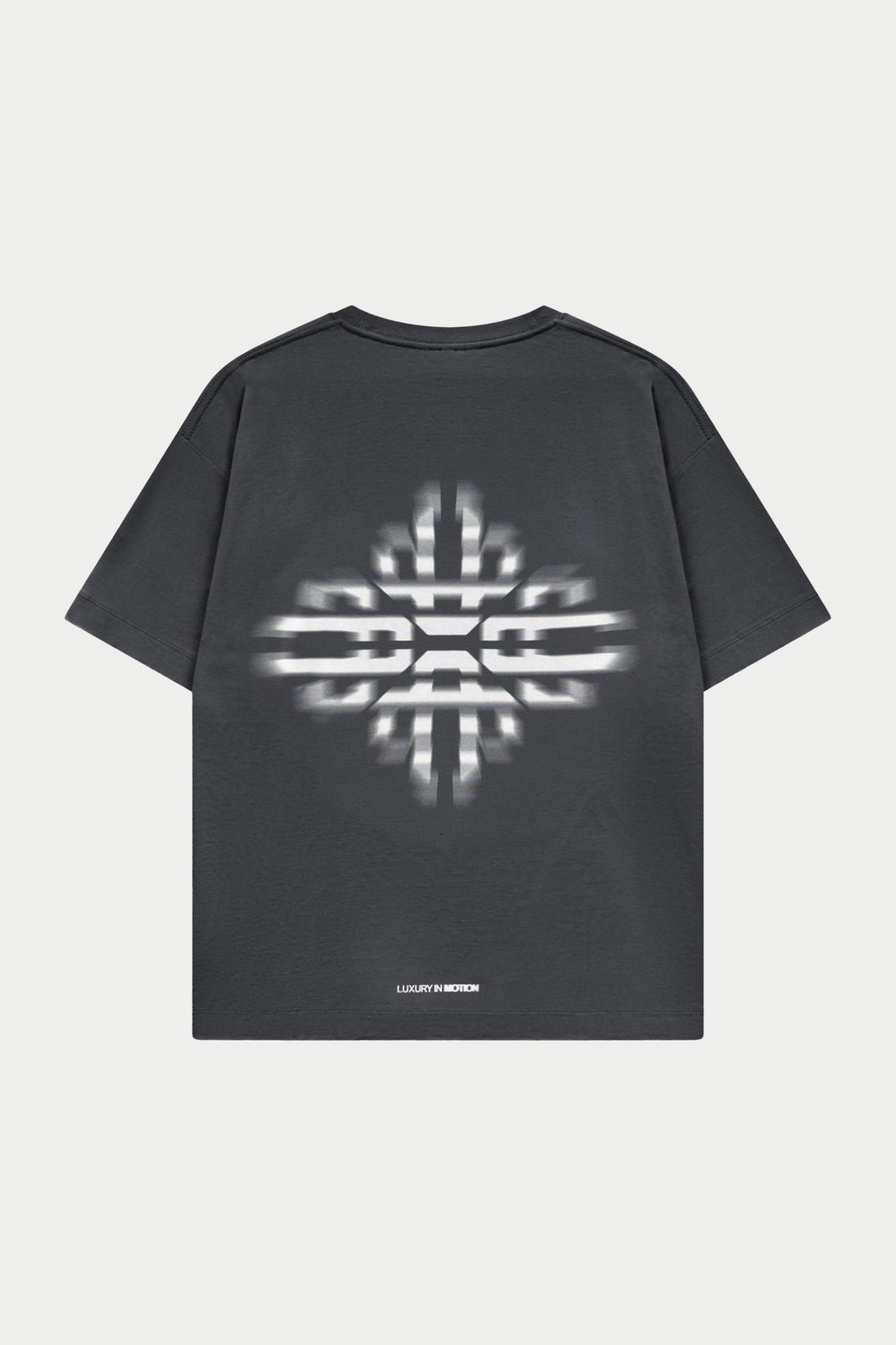 LUXURY IN MOTION GRAPHIC T-SHIRT - CHARCOAL