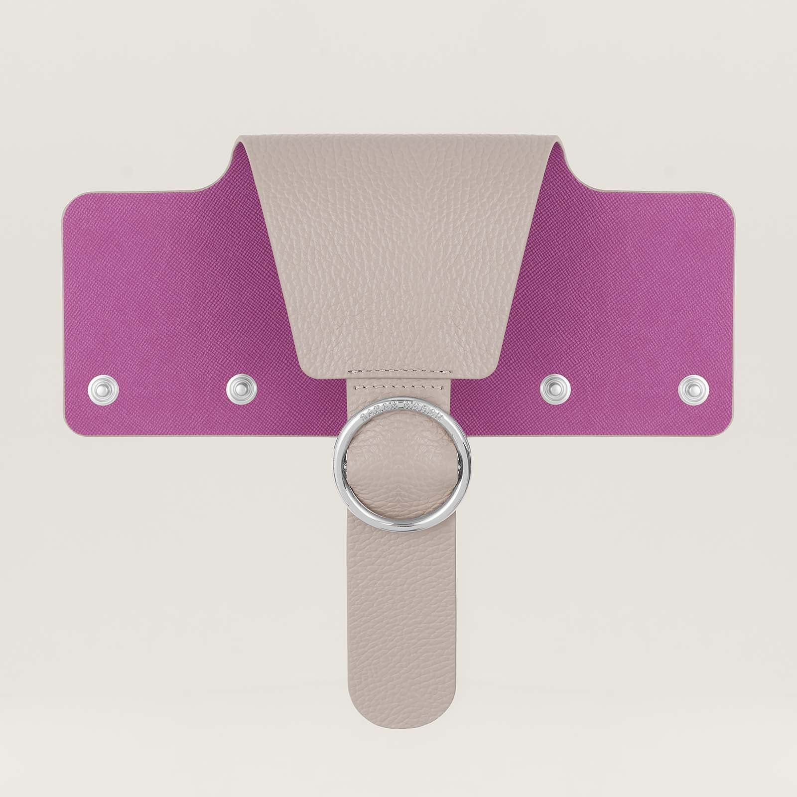 Ring Flap Classic | Porcelain with Silver hardware