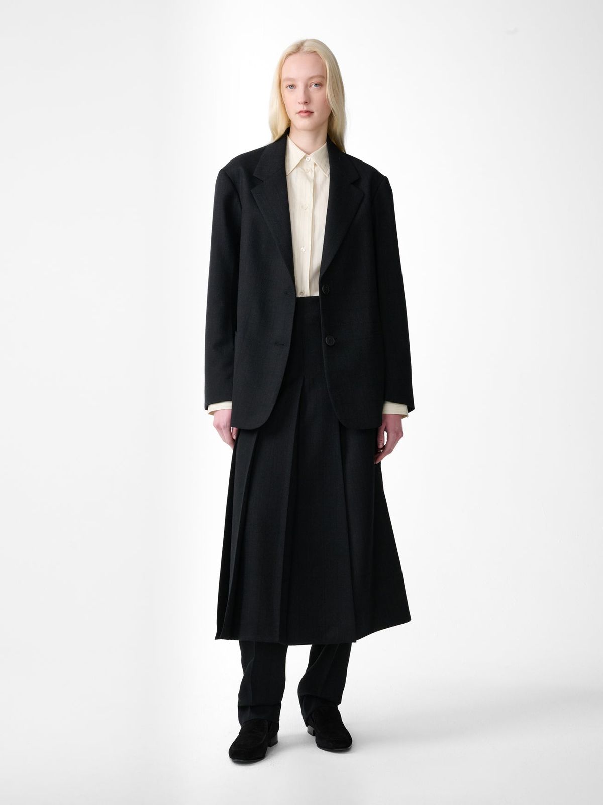 Mazar Wool Jacket in Flint