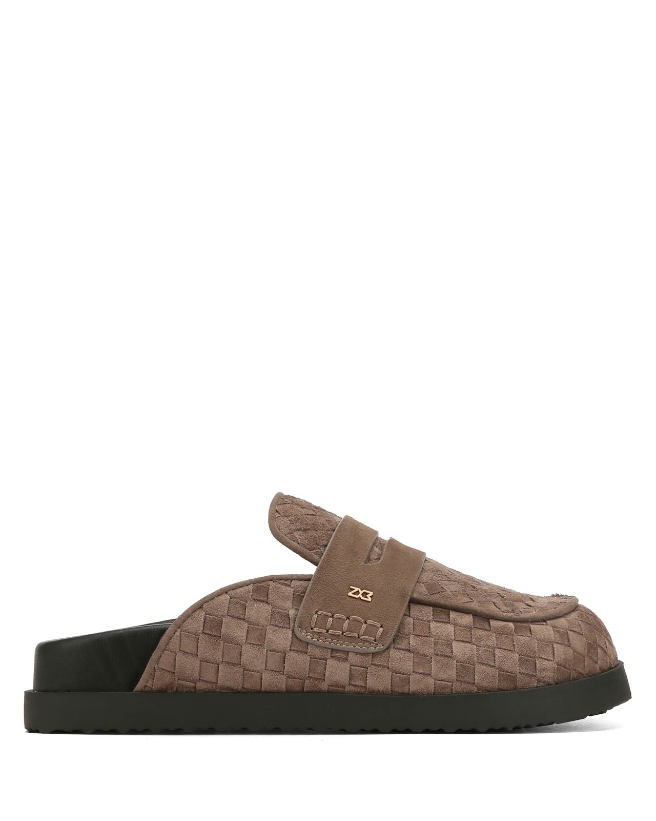 Terri Small Weave Taupe Suede