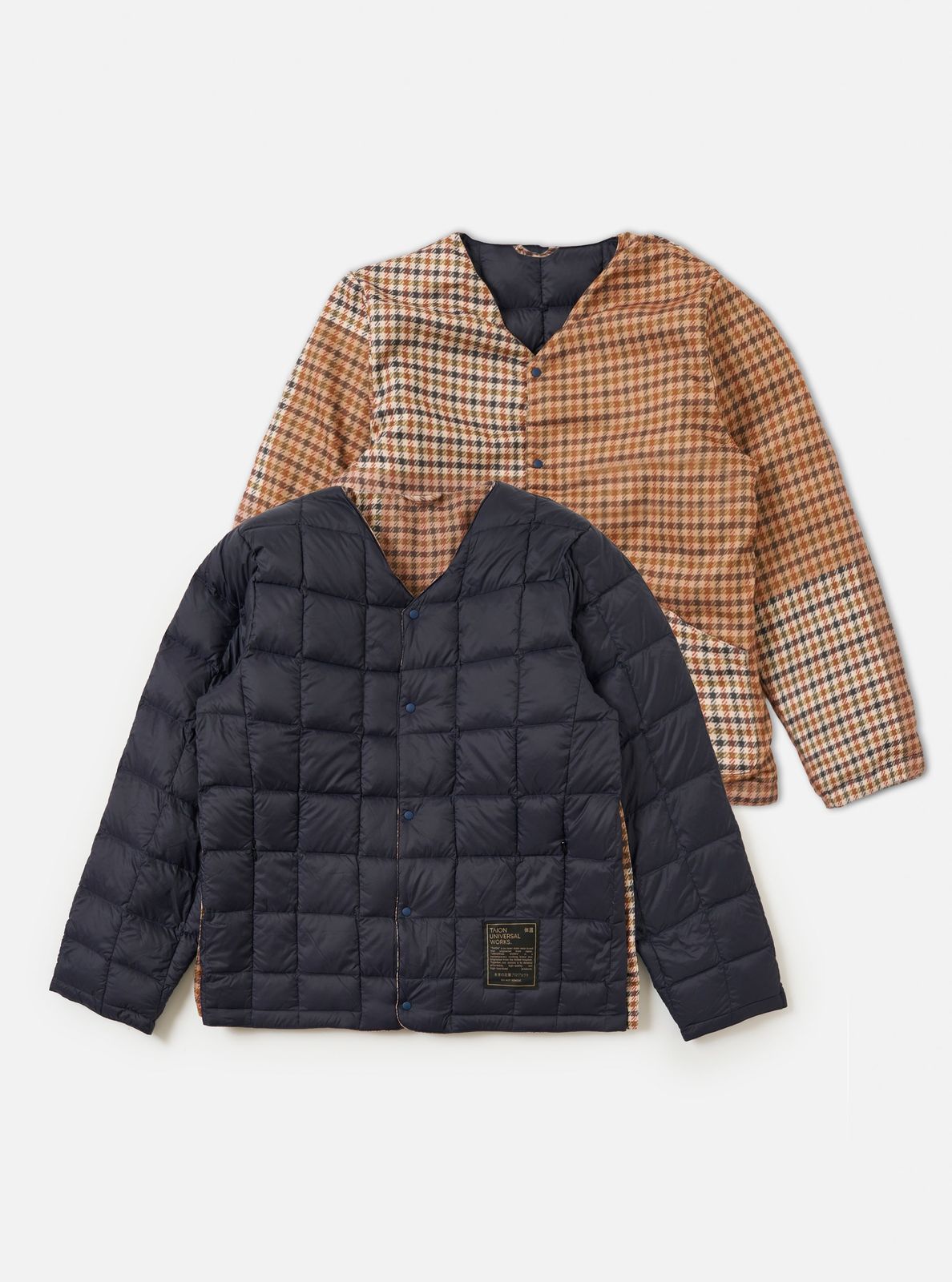 TAION x Universal Works Reversible Dark Navy Military Line Liner Jacket