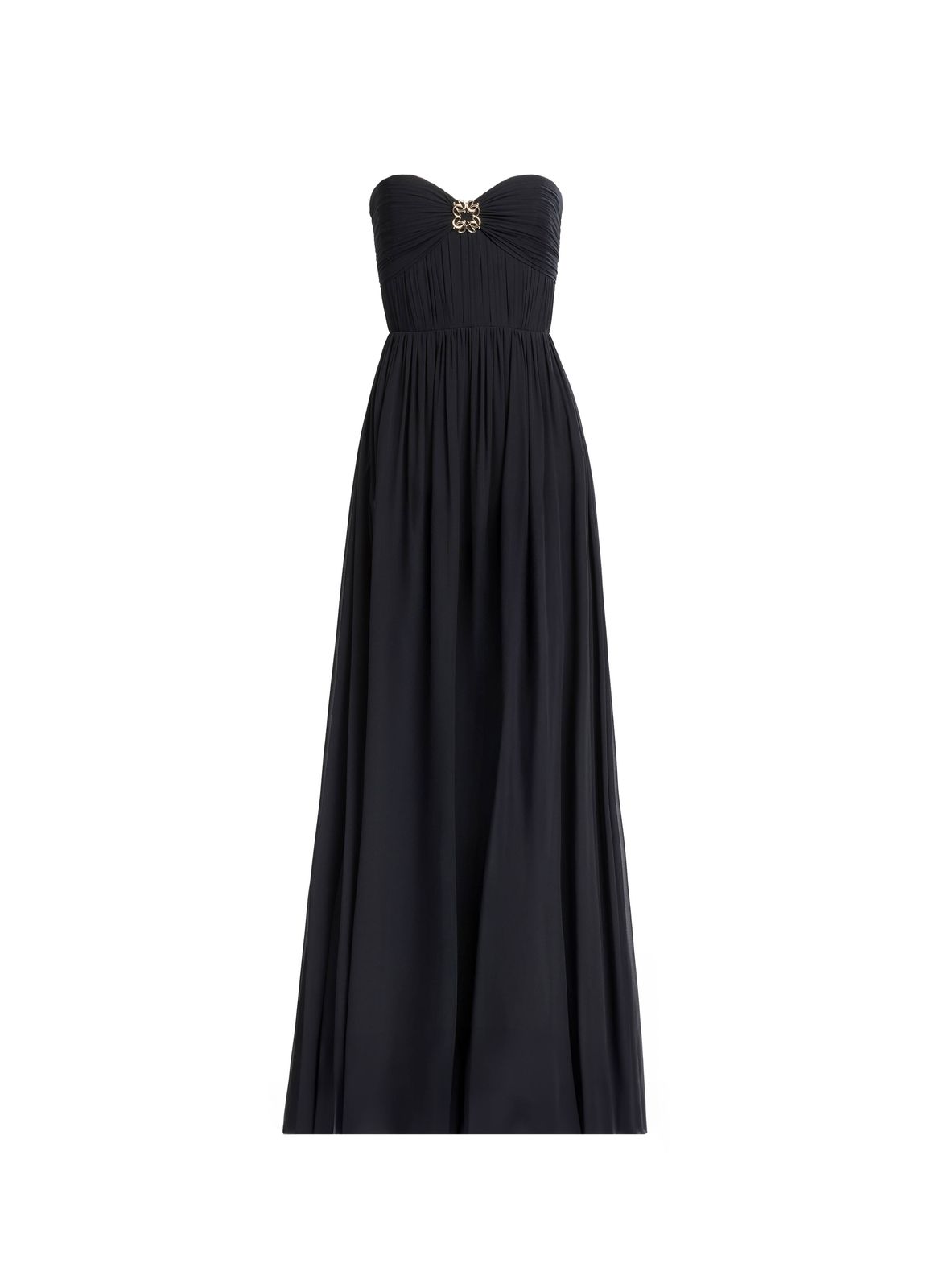 Strapless Silk Dress