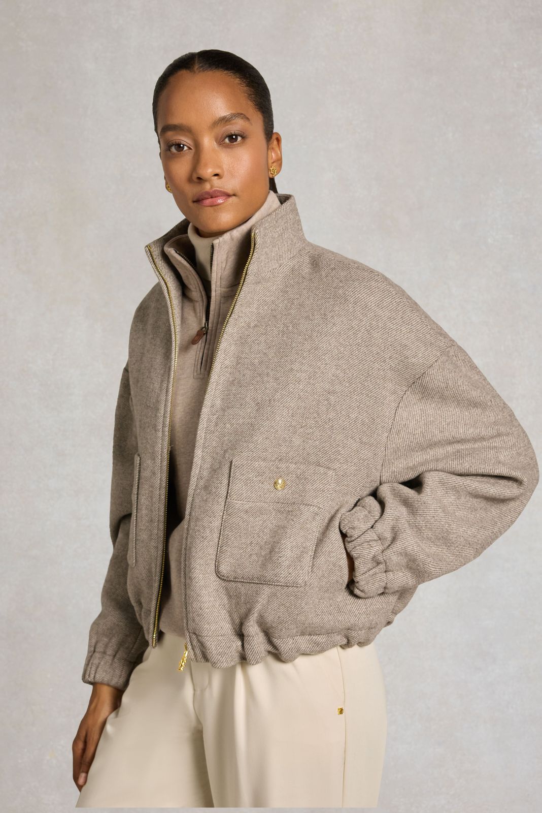 Hillford Bomber Jacket (Sahara Twill)