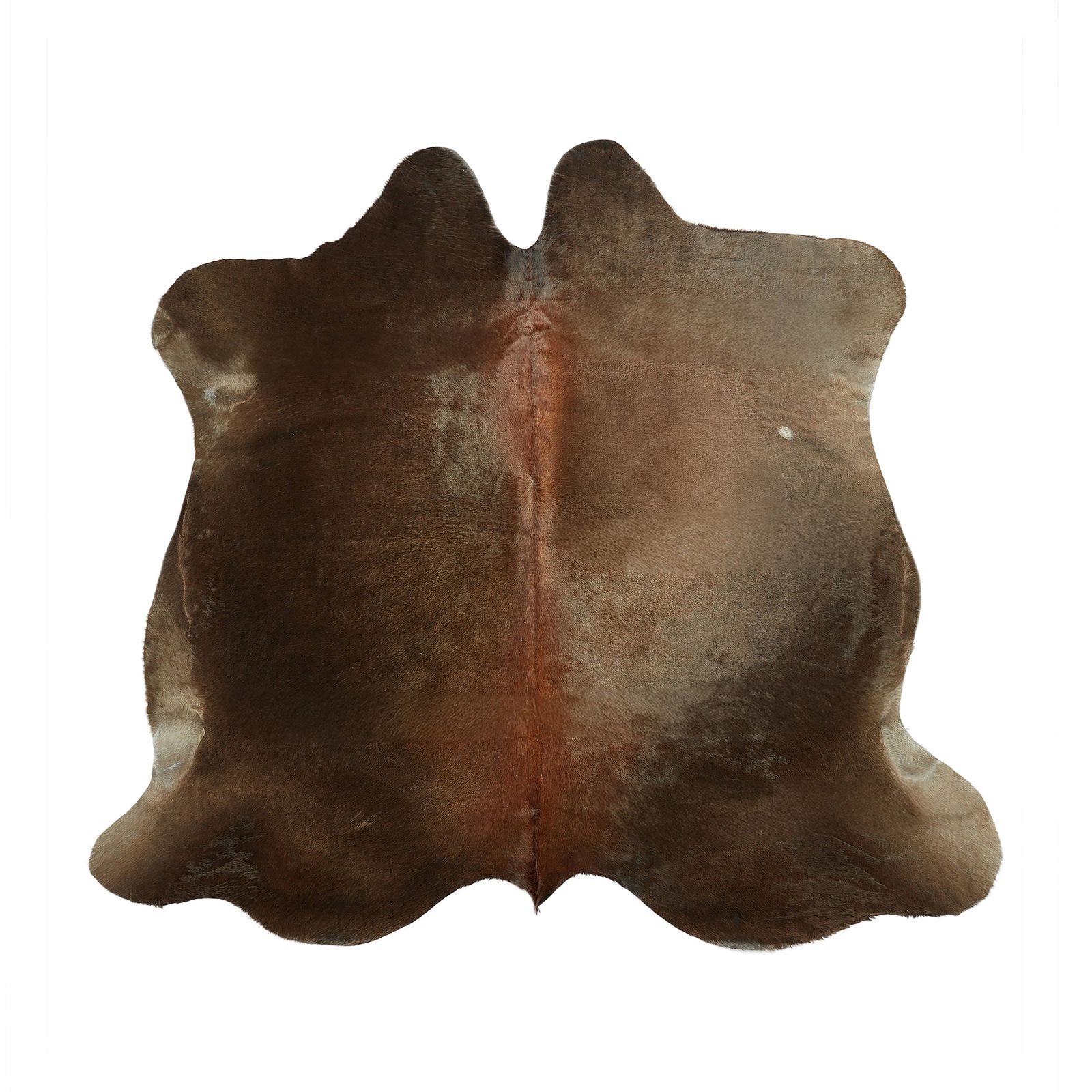 Cowhide Rug - Mottled Brown (230cm x 200cm)