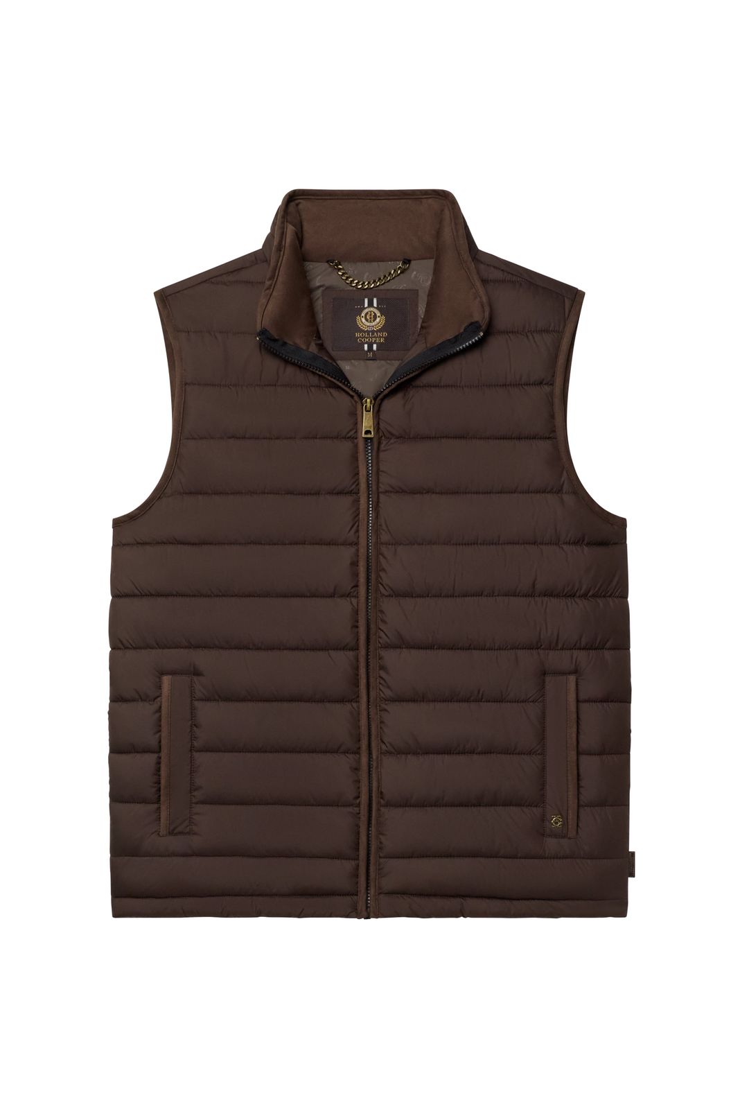 Men's Mid-weight Padded Gilet (chocolate)