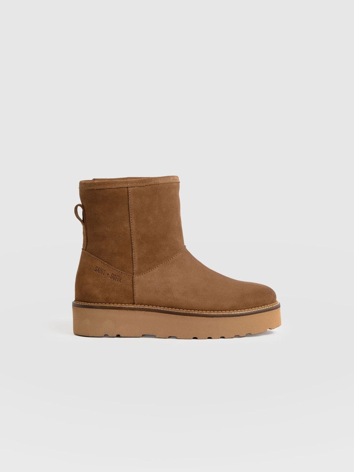 Sloane Shearling Boot - Camel