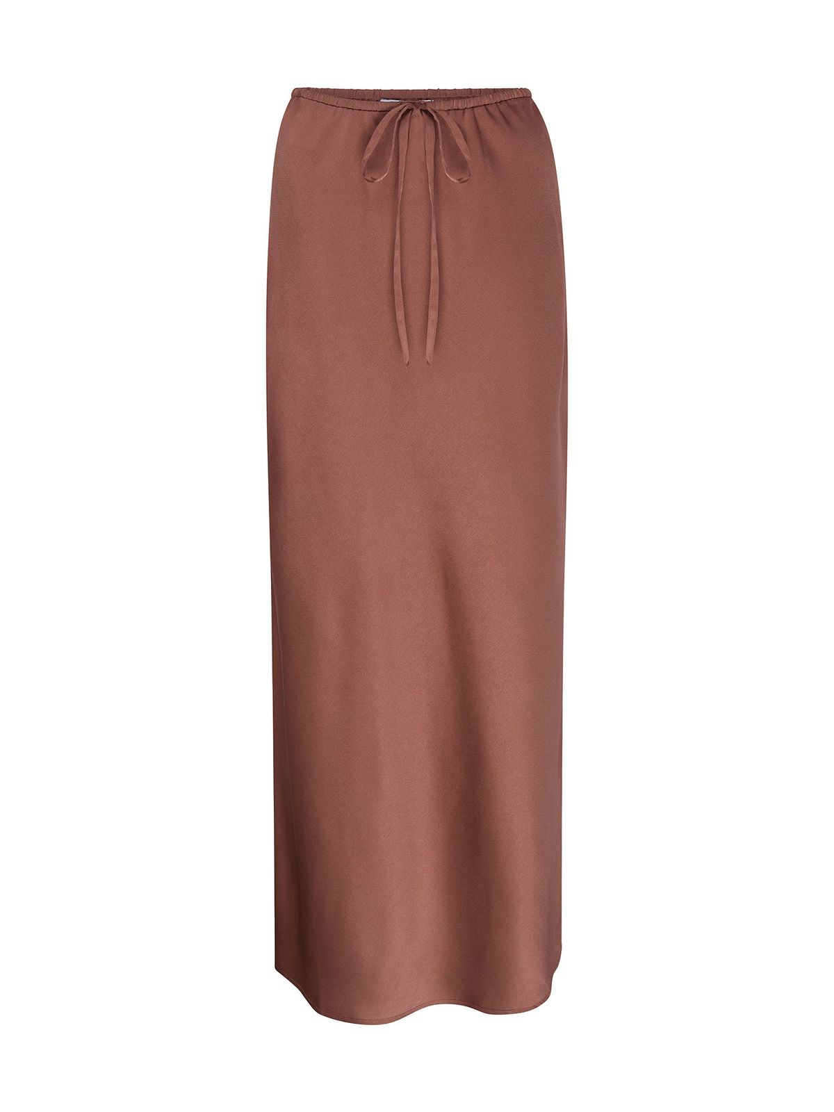 Flora Puddle Maxi Skirt In Bronze