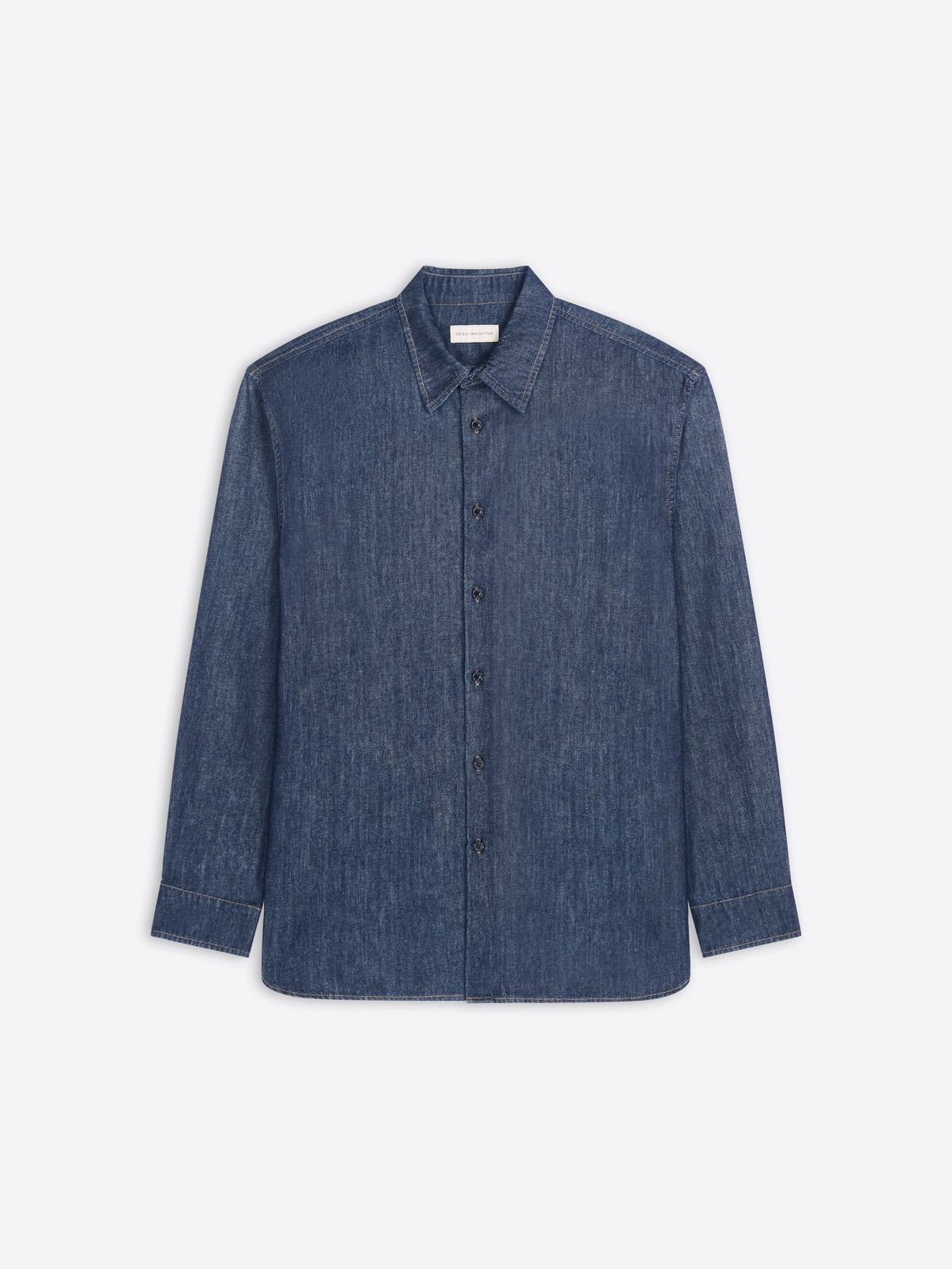 Loose denim shirt