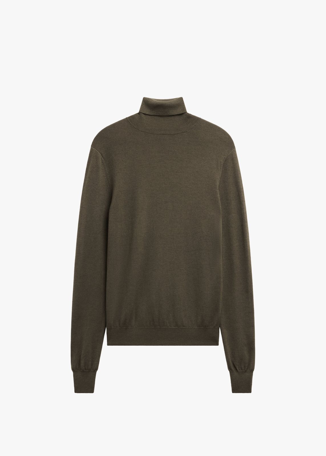 Eve Thin Turtleneck Sweater - Olive