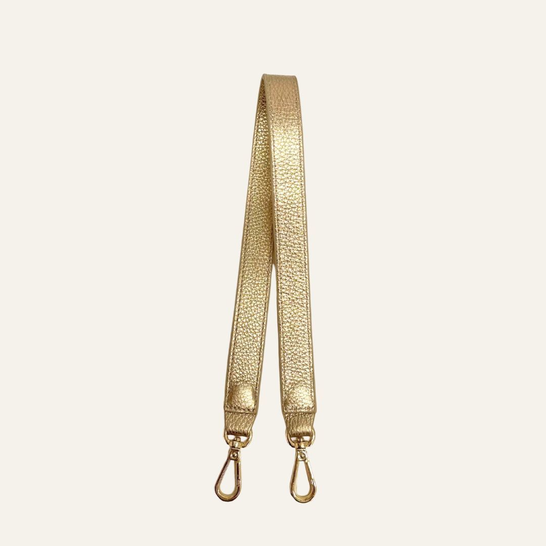 Grabette Handle | Shimmer Metallic Gold with Gold hardware