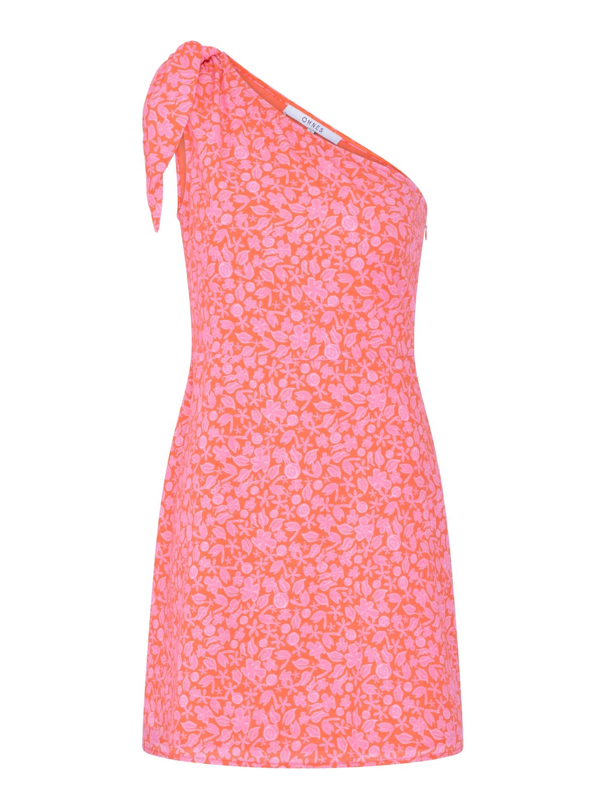Kailani One Shoulder Mini Dress In Floral Print