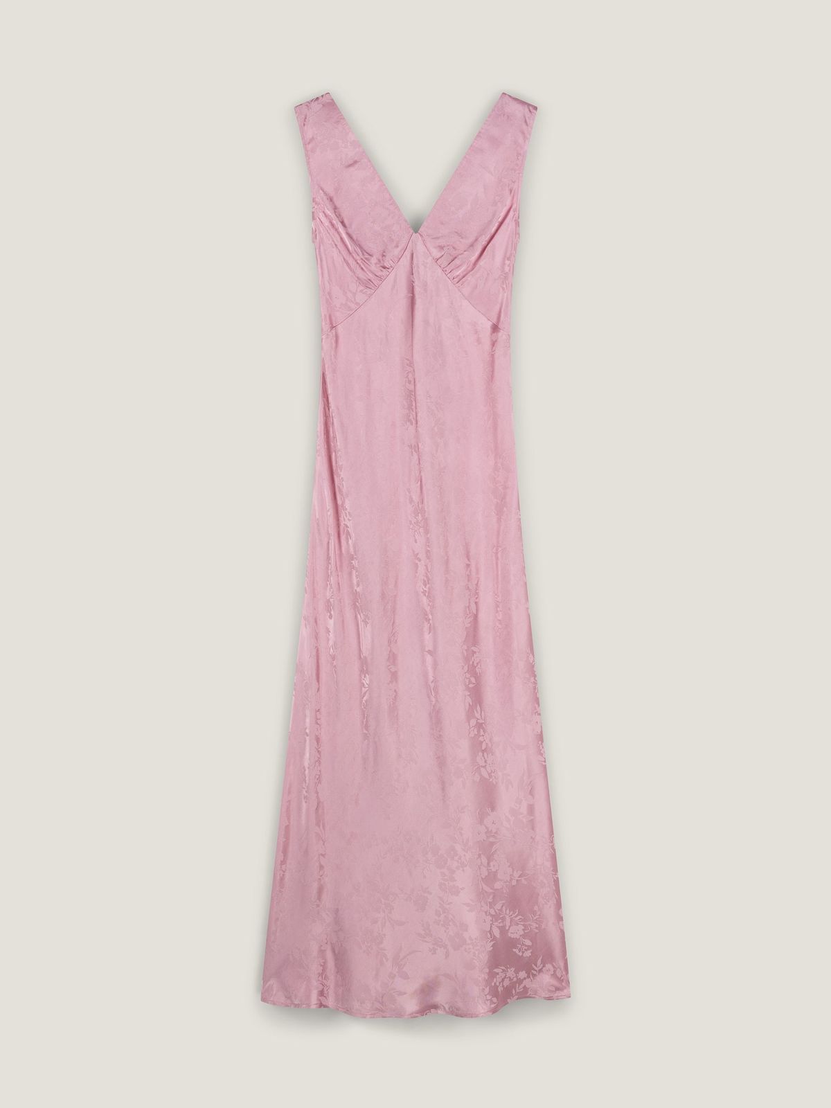 Iris Jacquard Dress In Bleached Mauve