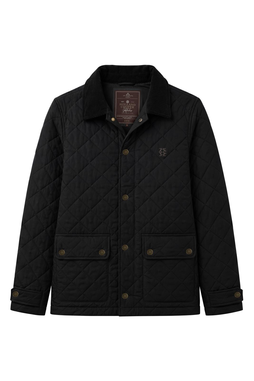 Men's Country Quilted Jacket (black)