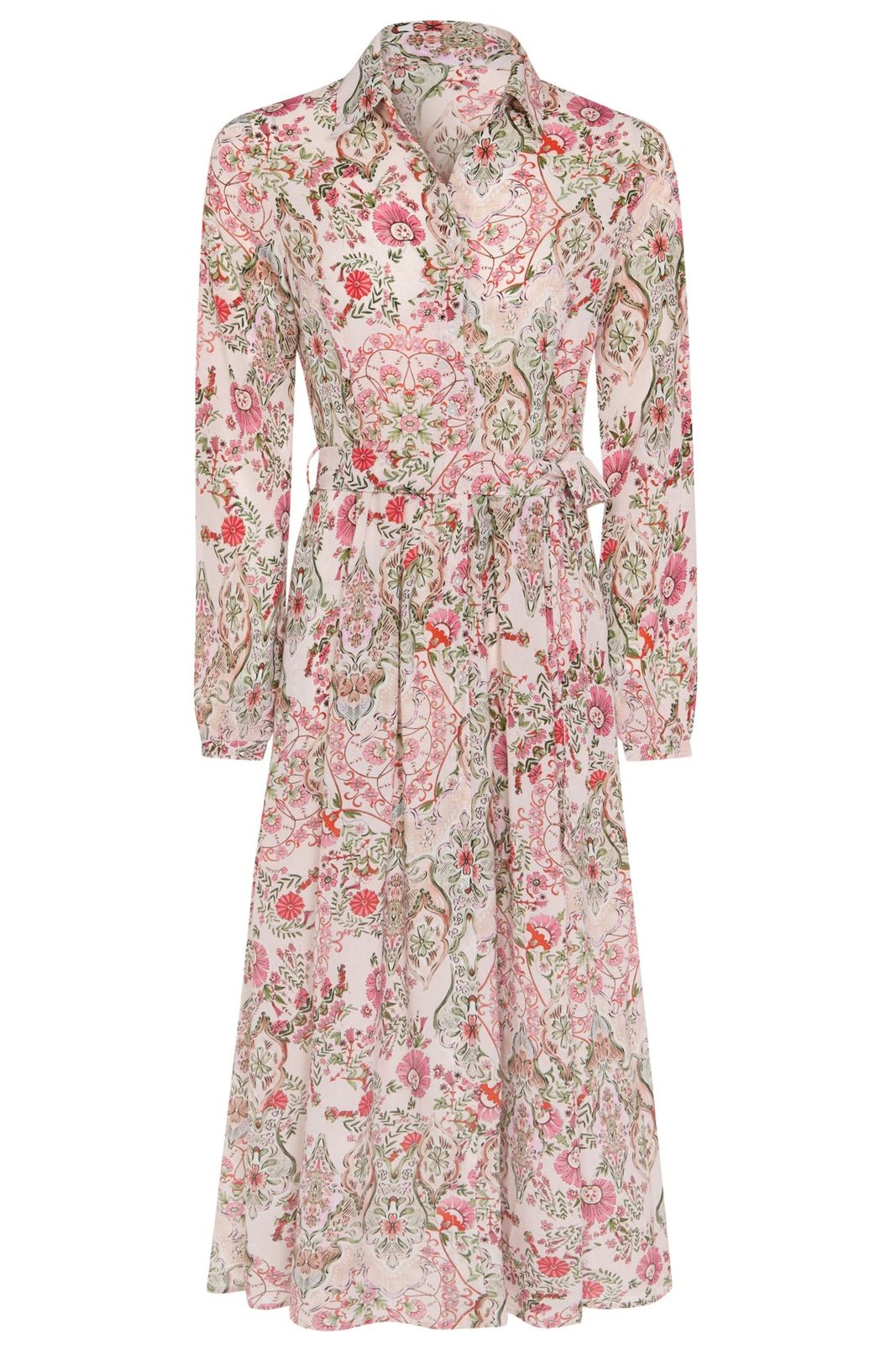 Collette Shirt Dress - Pink