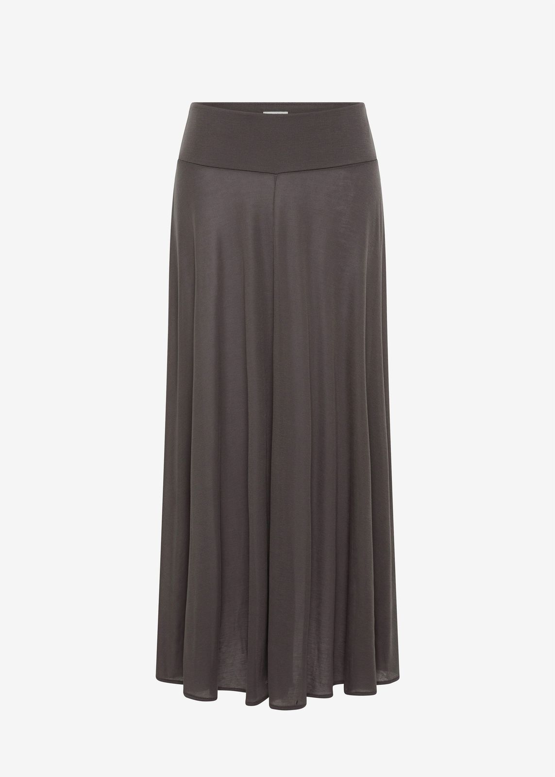 St. Agni Fluid Jersey Skirt - Soot