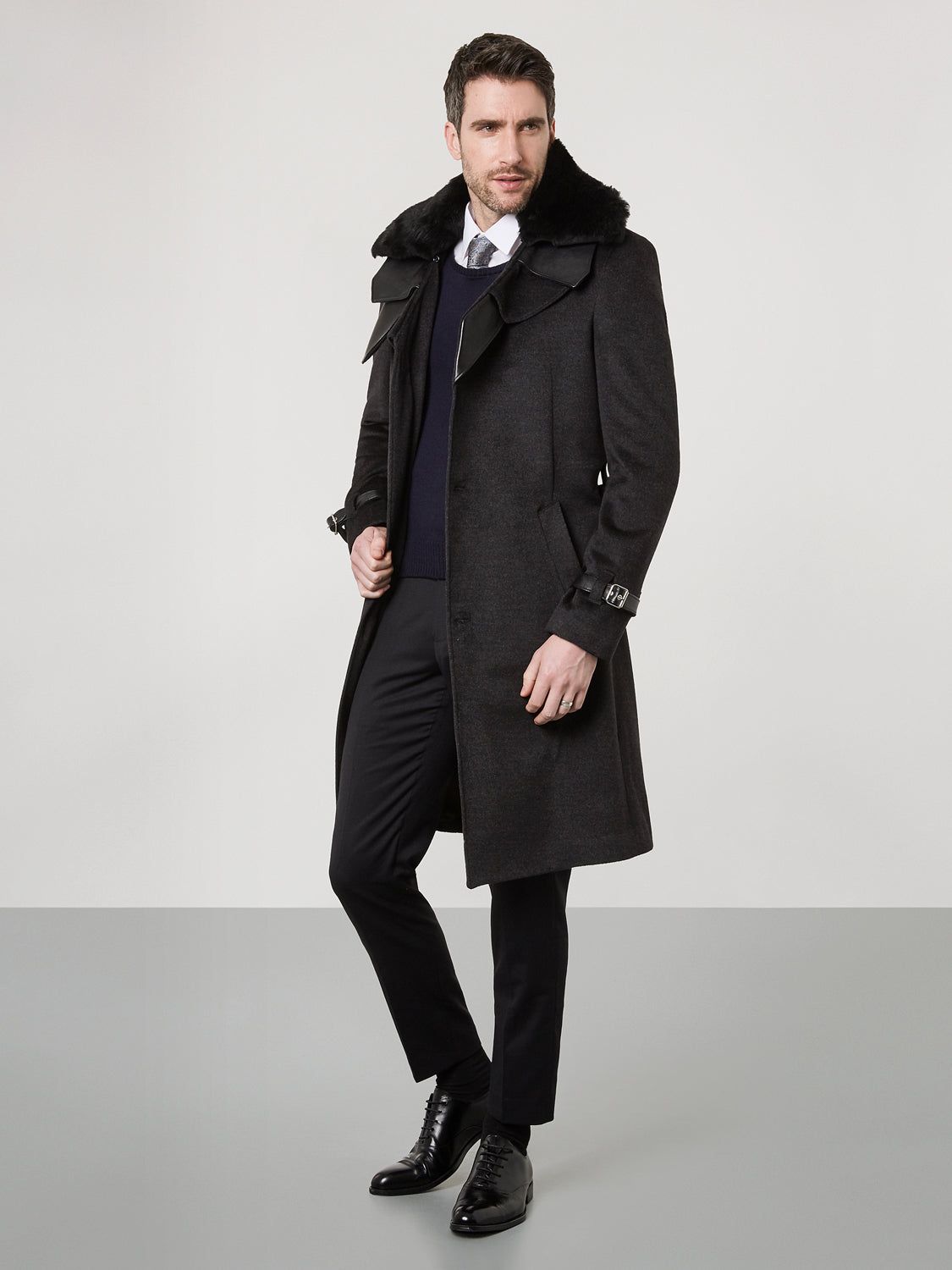 Grey Signature Coat