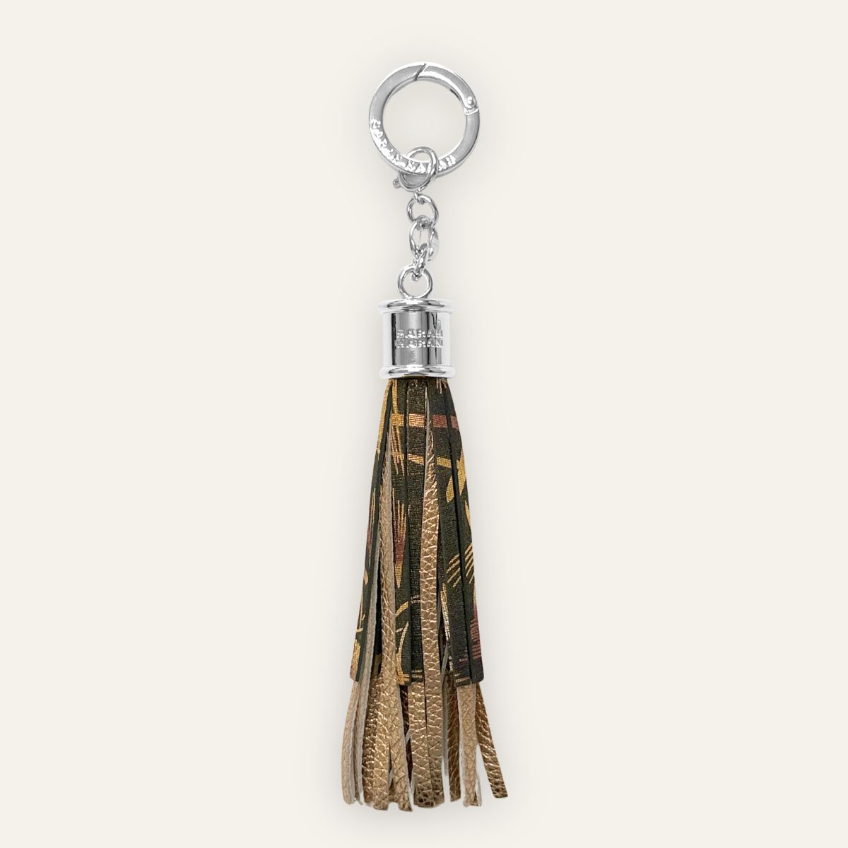 Fringe Charm | Japanese Gardens with Silver hardware