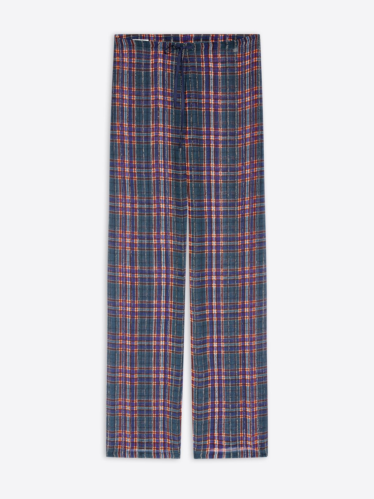 Elasticated lurex pants