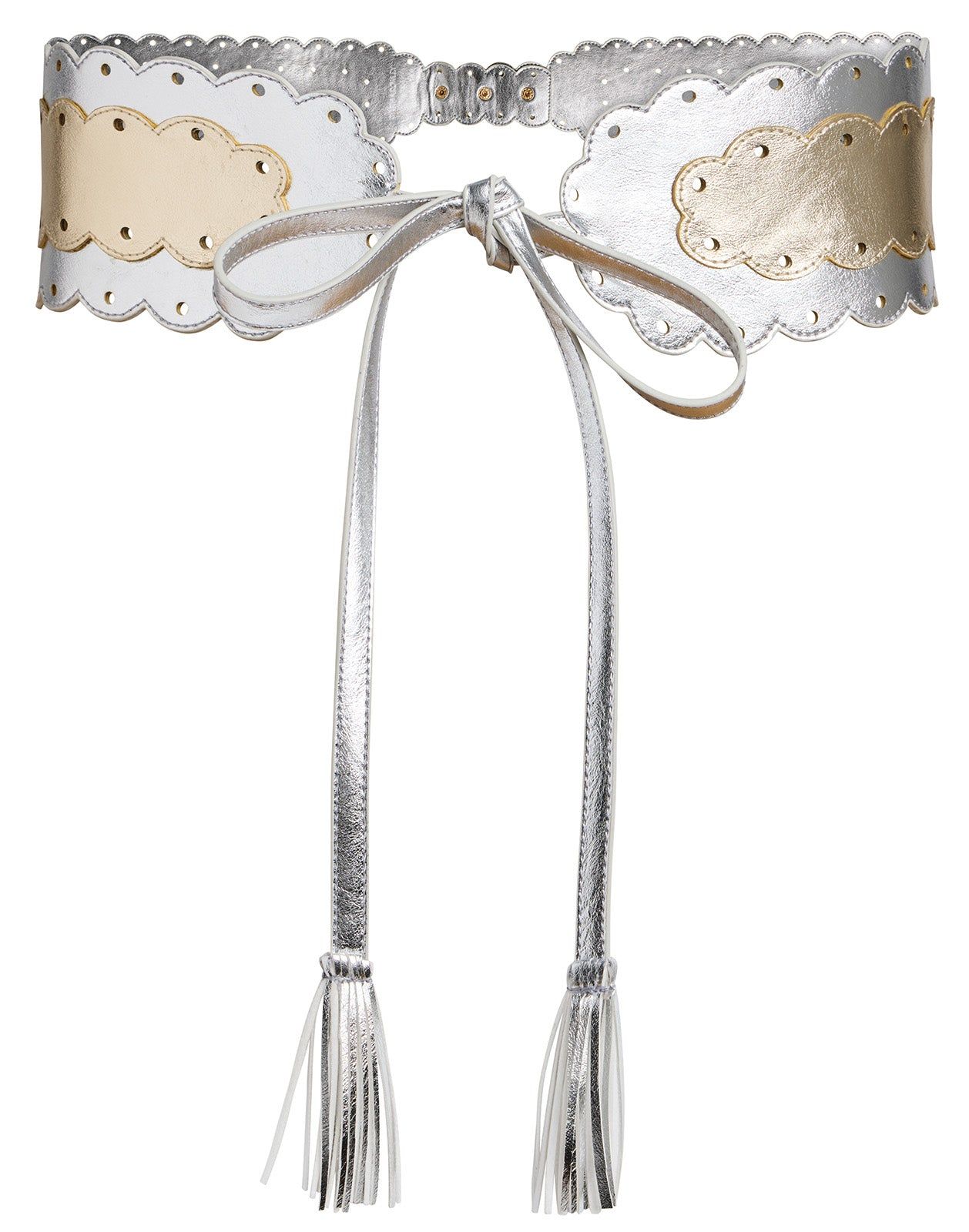 Metallic Scallop Belt