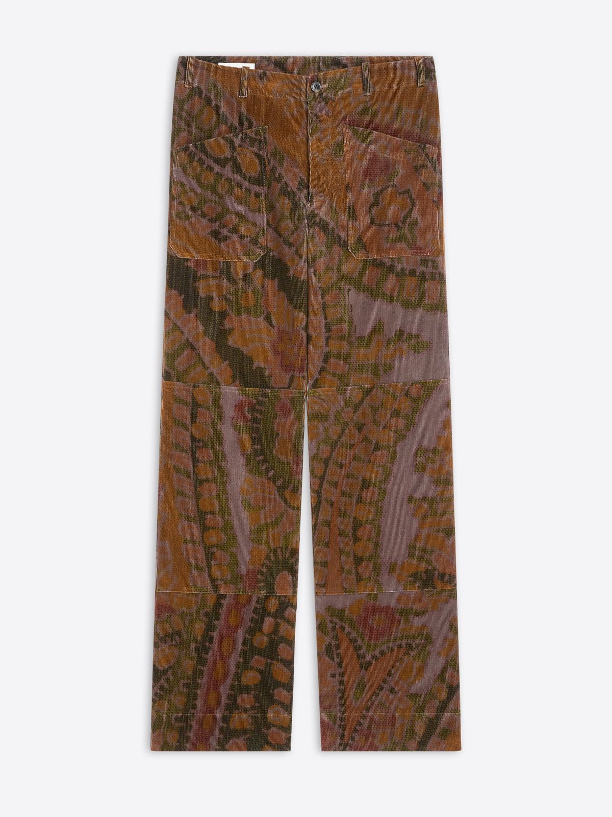 Printed workwear pants