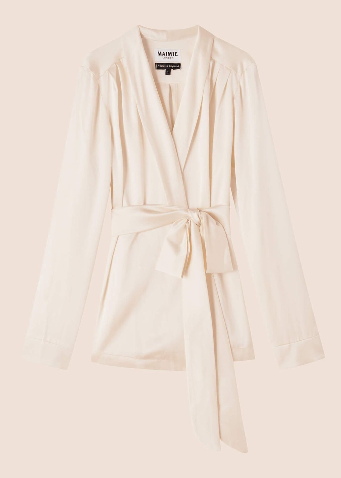 Roxy Pearl Silk Wrap Jacket