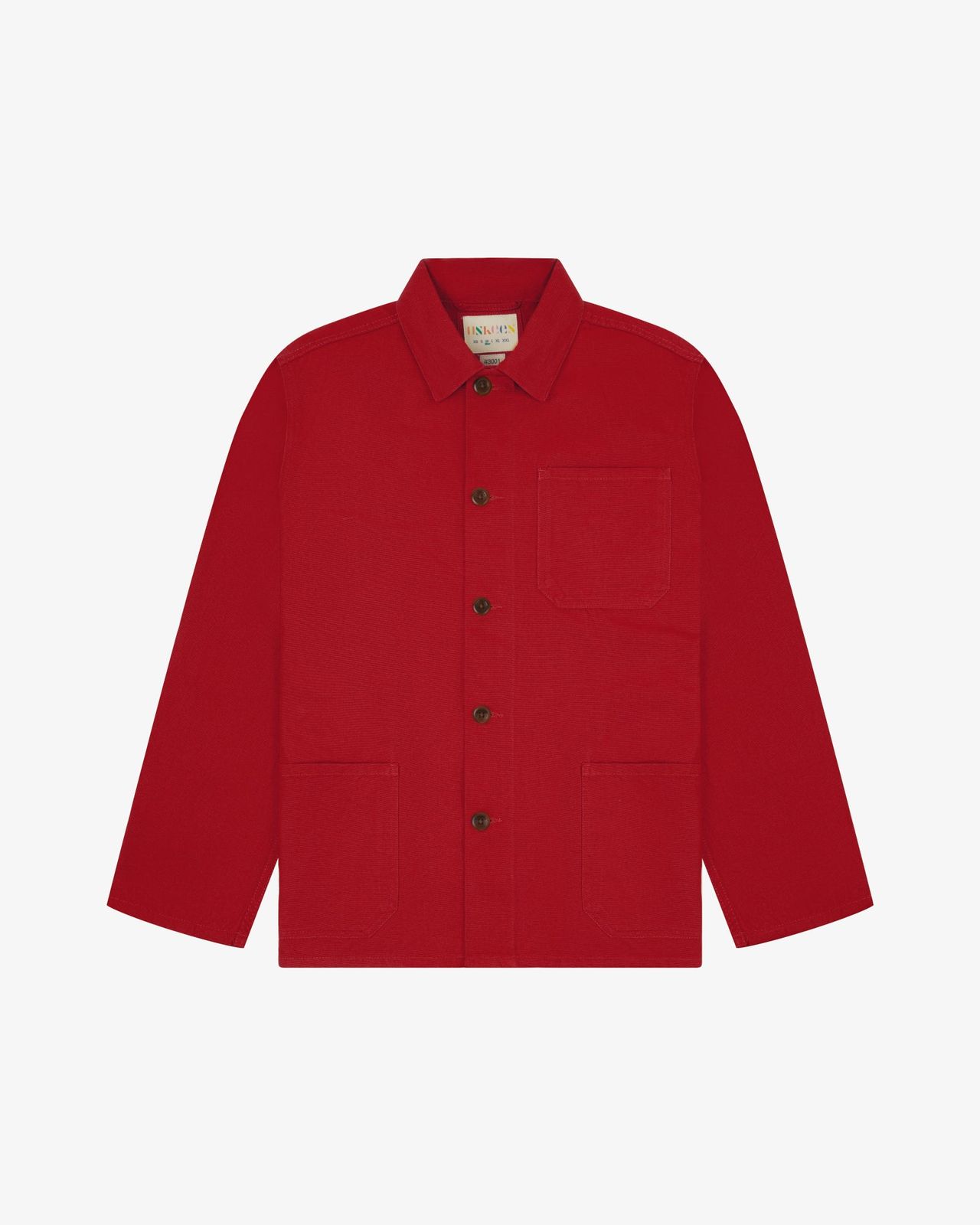 3001 Overshirt - berry red