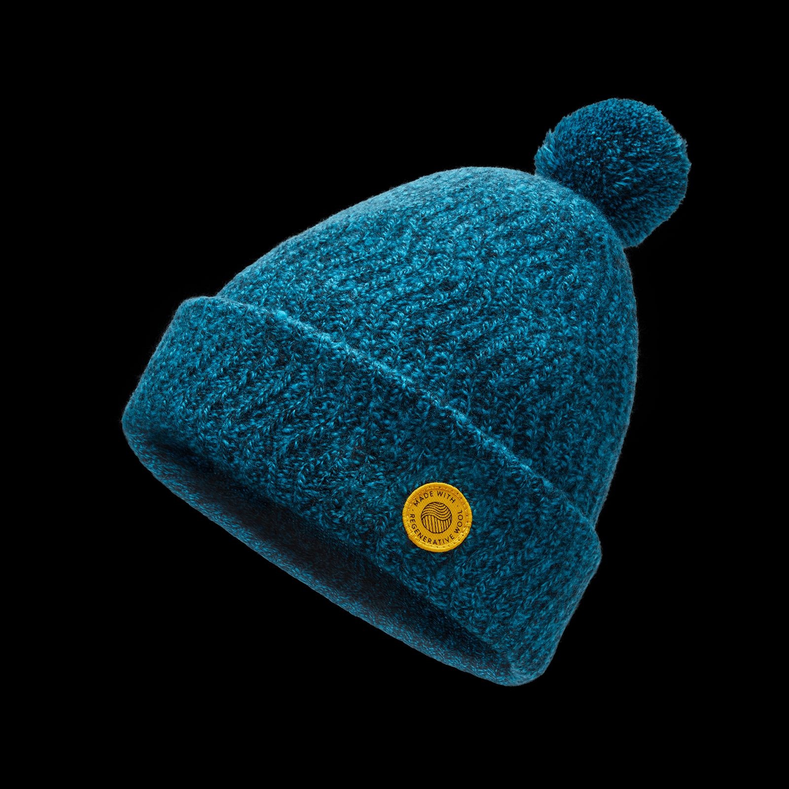 The Pom Beanie - Regen Thrive Teal Marl