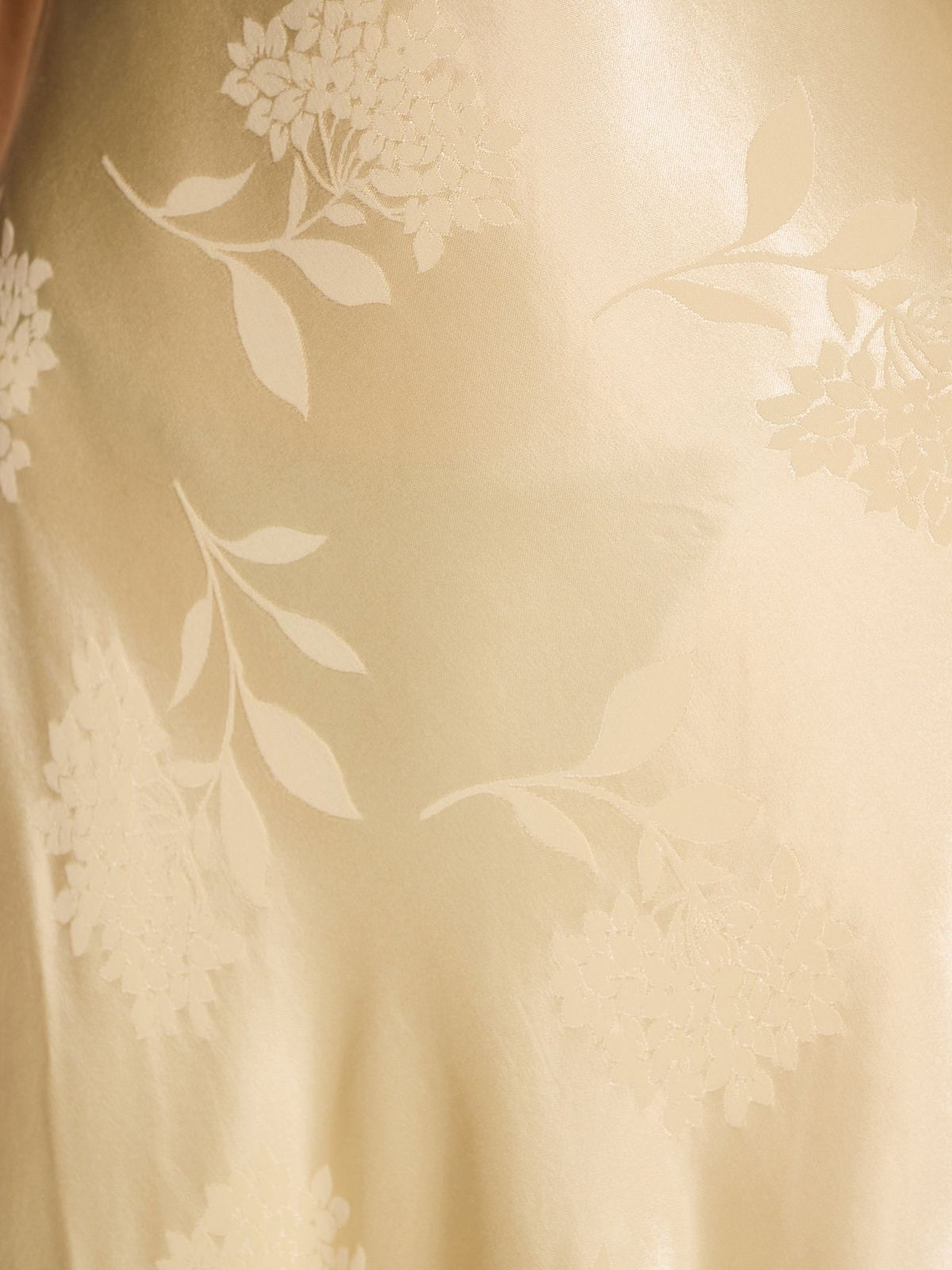 Iris Jacquard Dress In Vintage Yellow