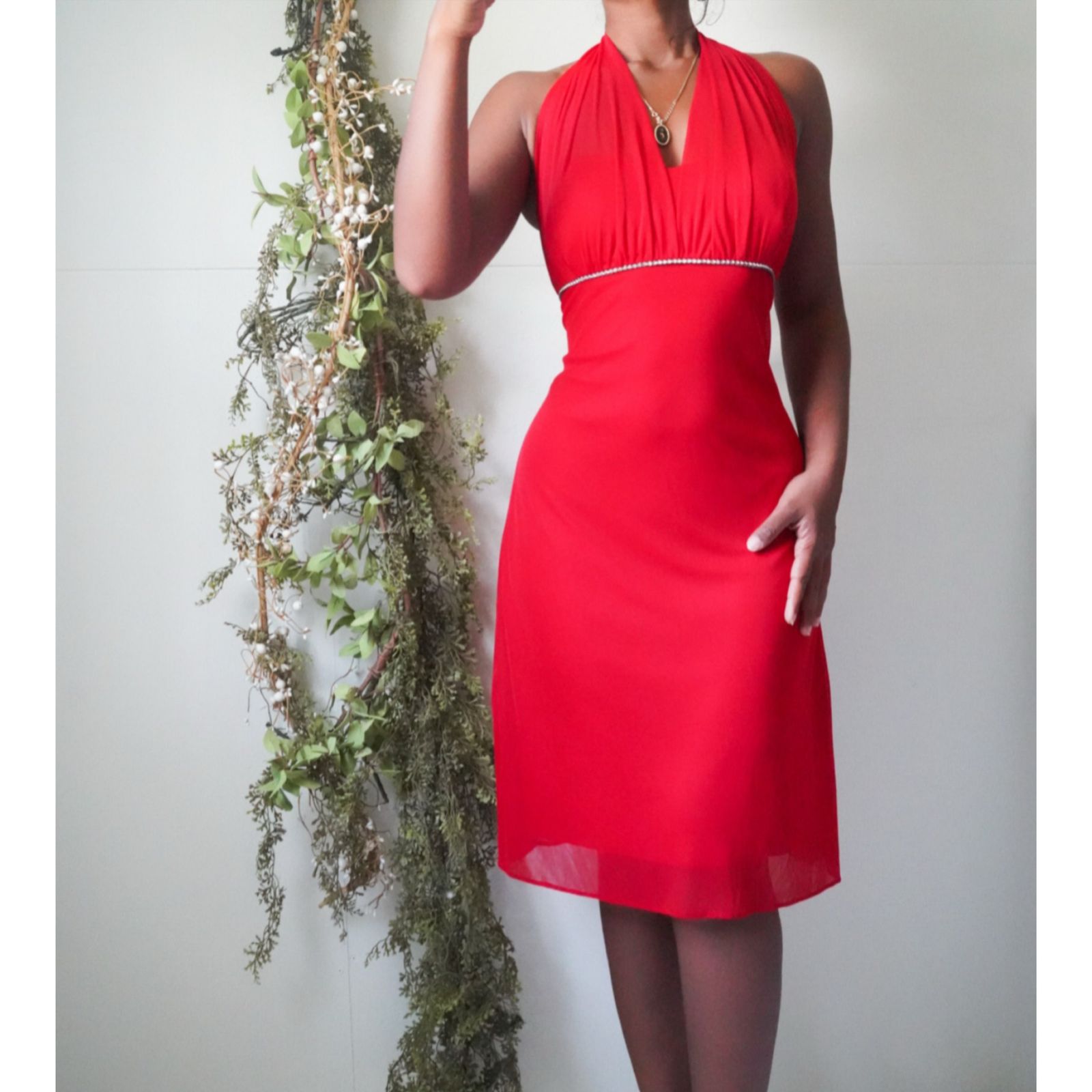 Halter Little Red Dress